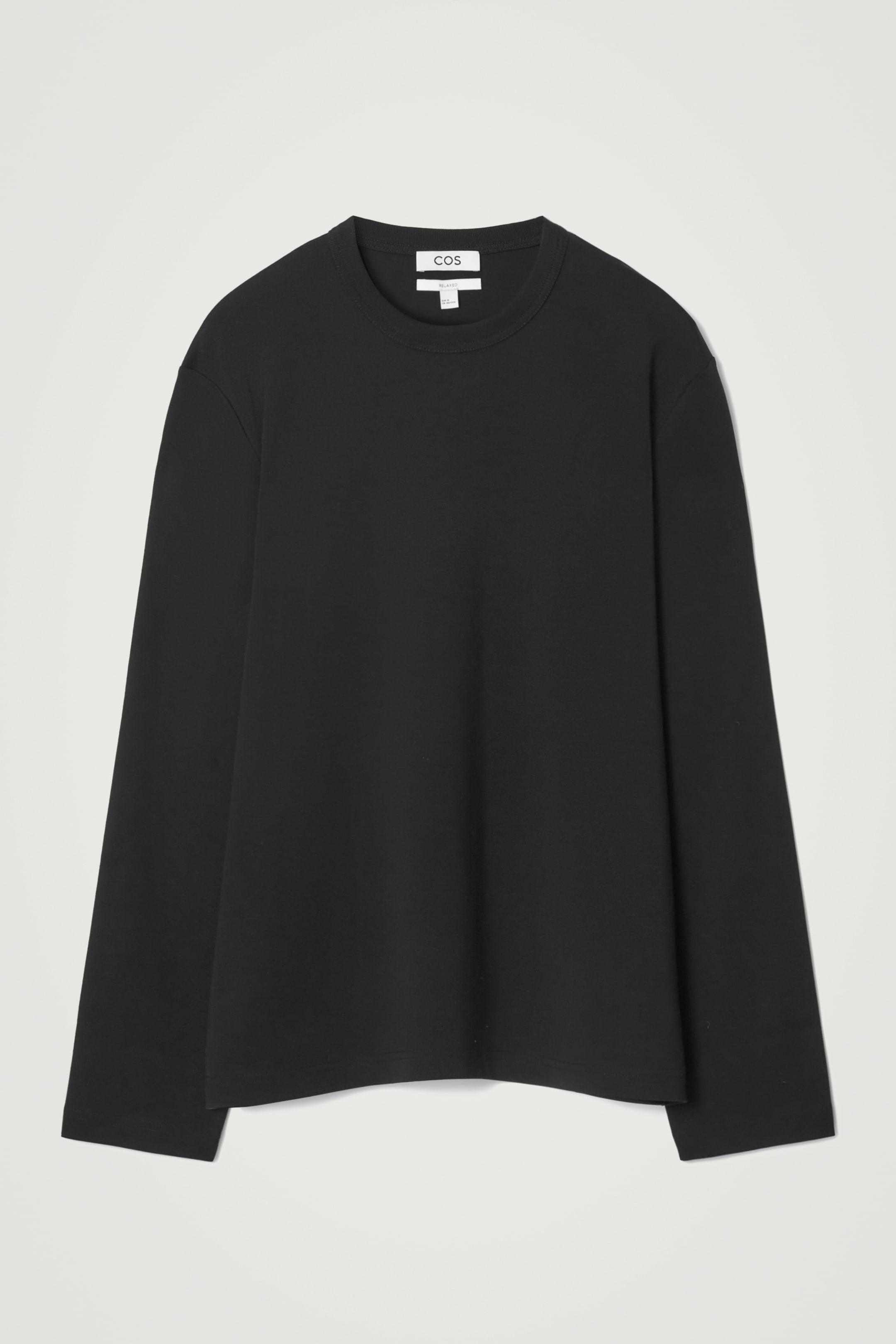 Grotere afbeelding bekijken: Relaxed jersey interlock T-shirt met lange mouwen - ZWART - HEREN | H&M BE 6