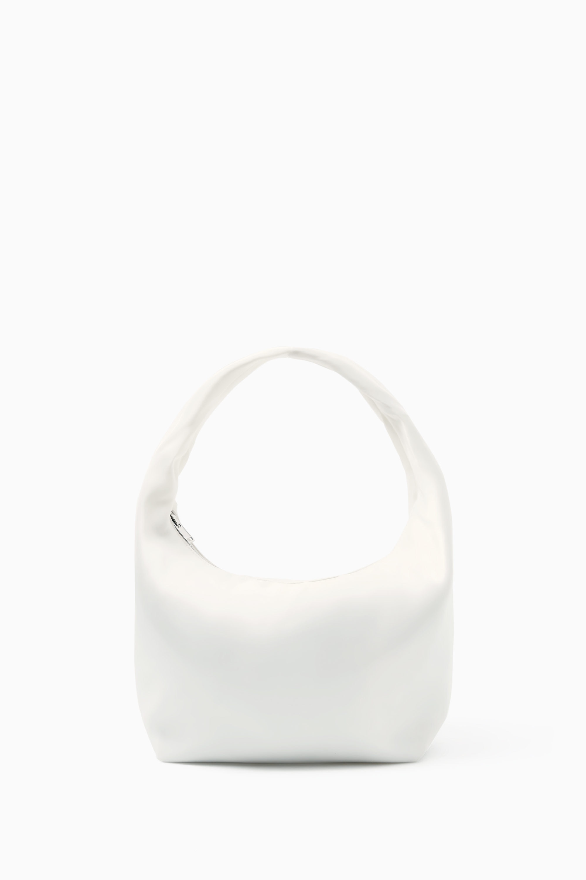MINI SLING HIGH-SHINE SHOULDER BAG - WHITE | COS