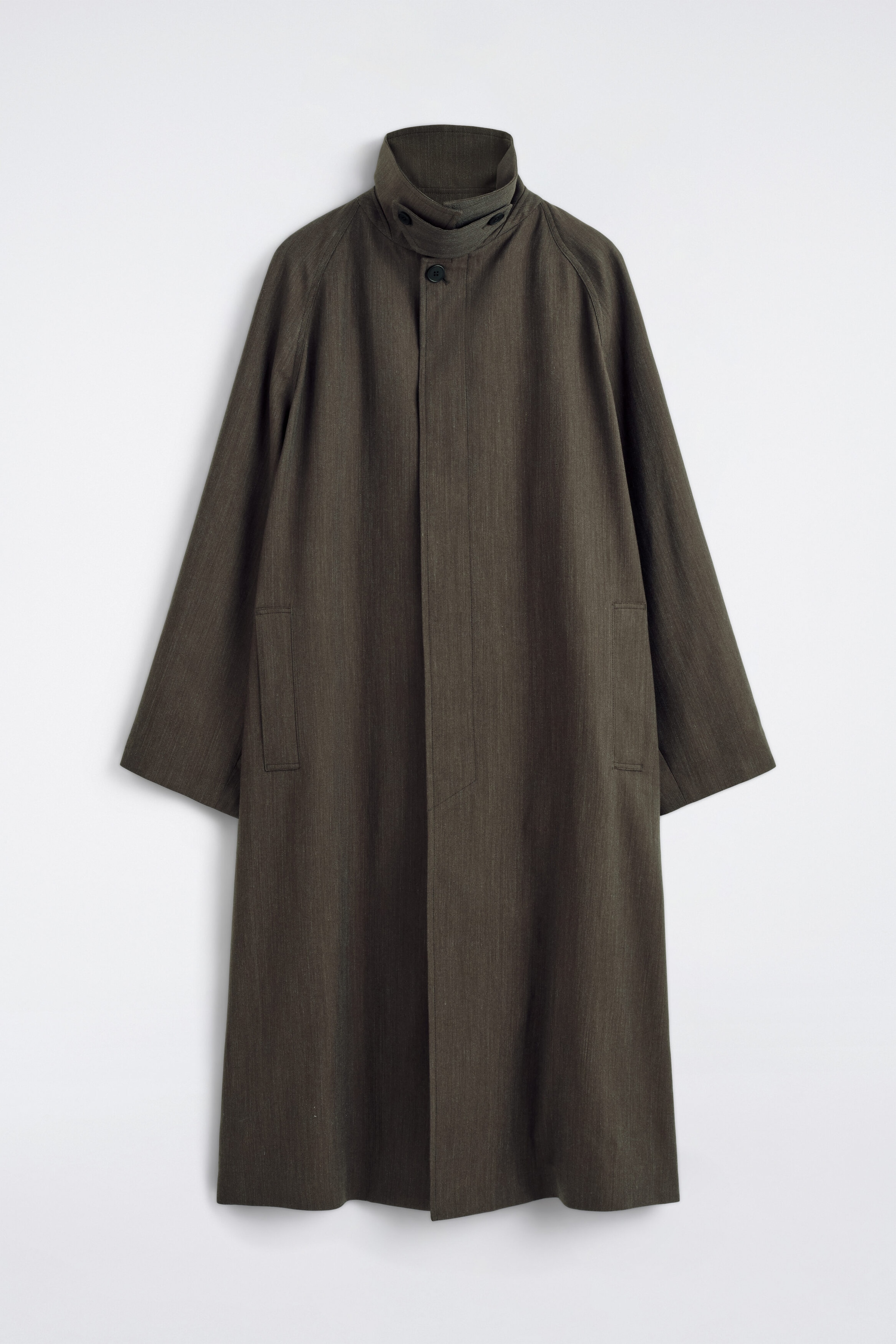 LEKKI TRENCZ Z BAWEŁNĄ W JODEŁKĘ