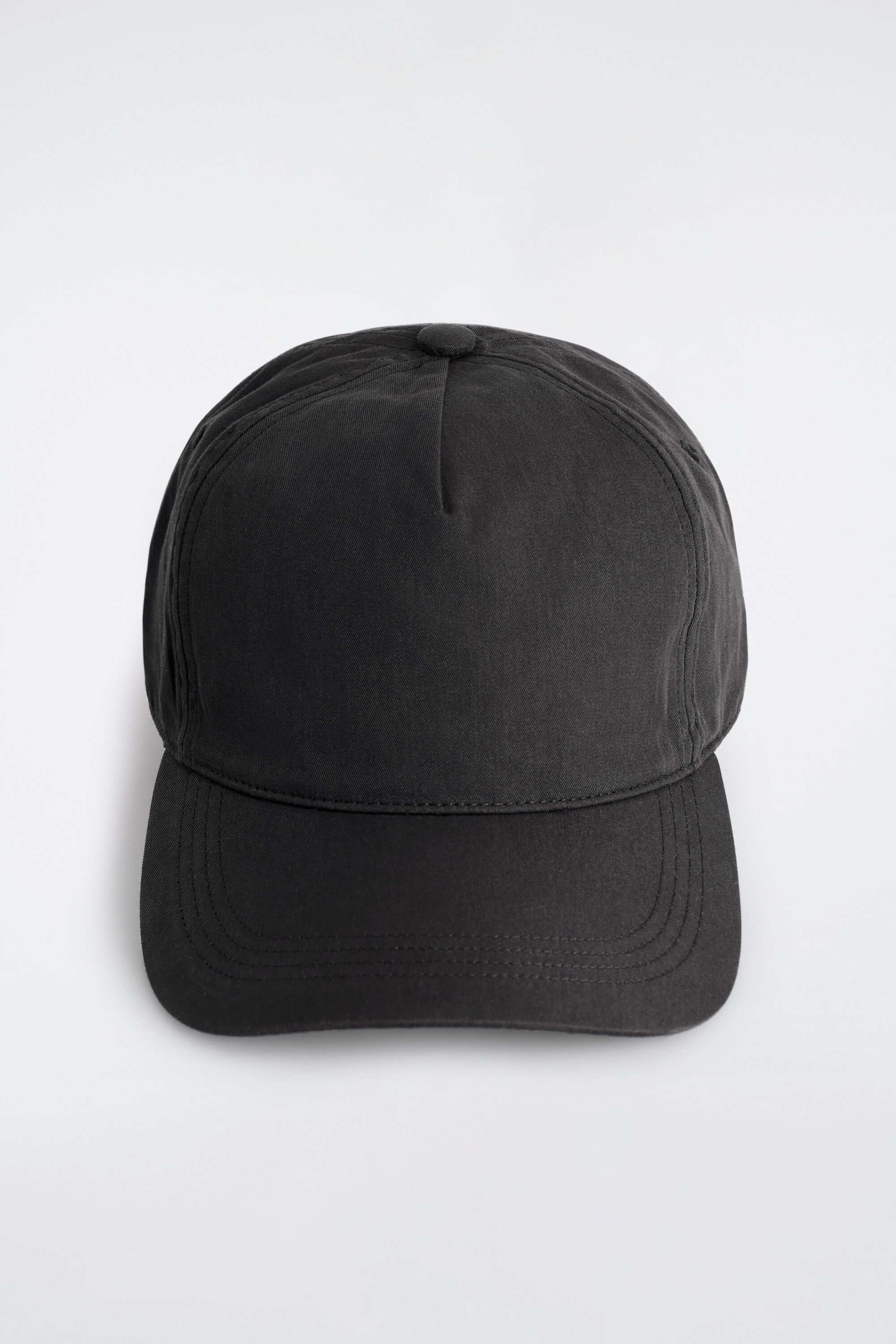 COTTON-TWILL BASEBALL CAP - BLACK | COS US