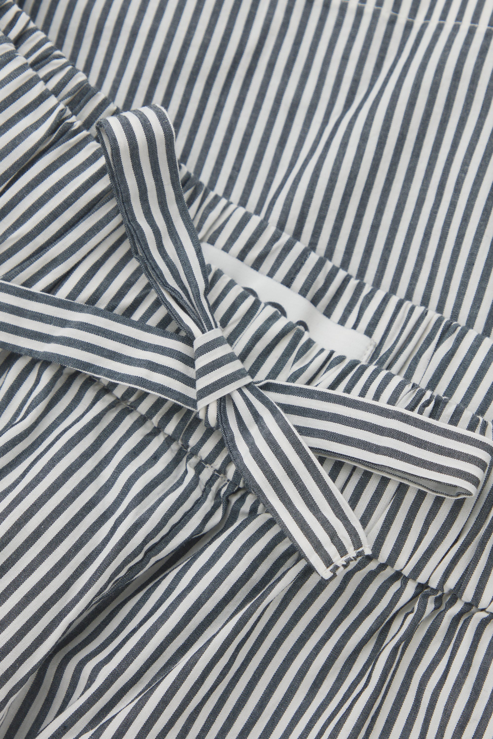 DRAWSTRING PYJAMA SHORTS - NAVY / WHITE | COS