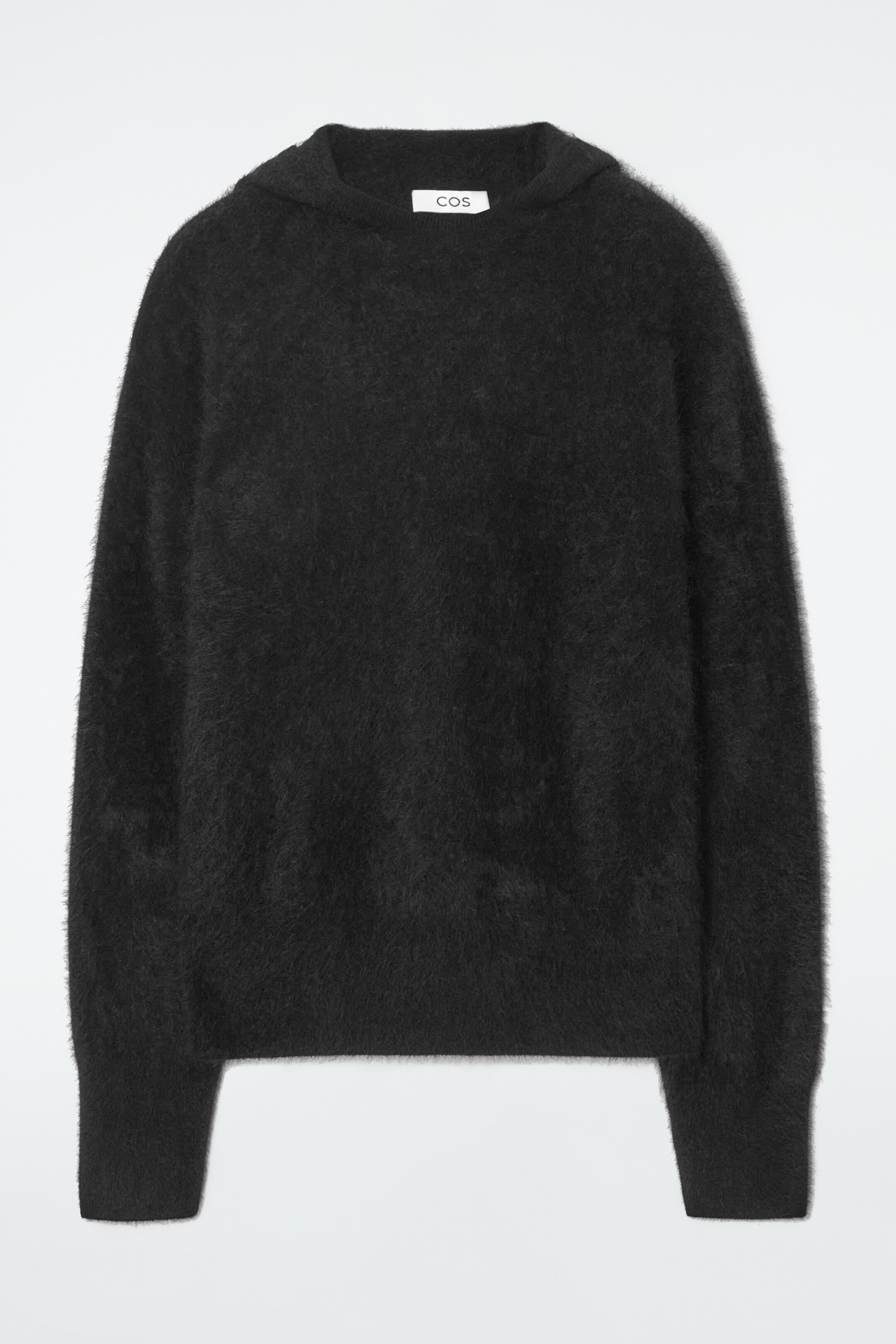View larger image: BRUSHED-CASHMERE HOODIE - BLACK - Ladies | H&M GB 7