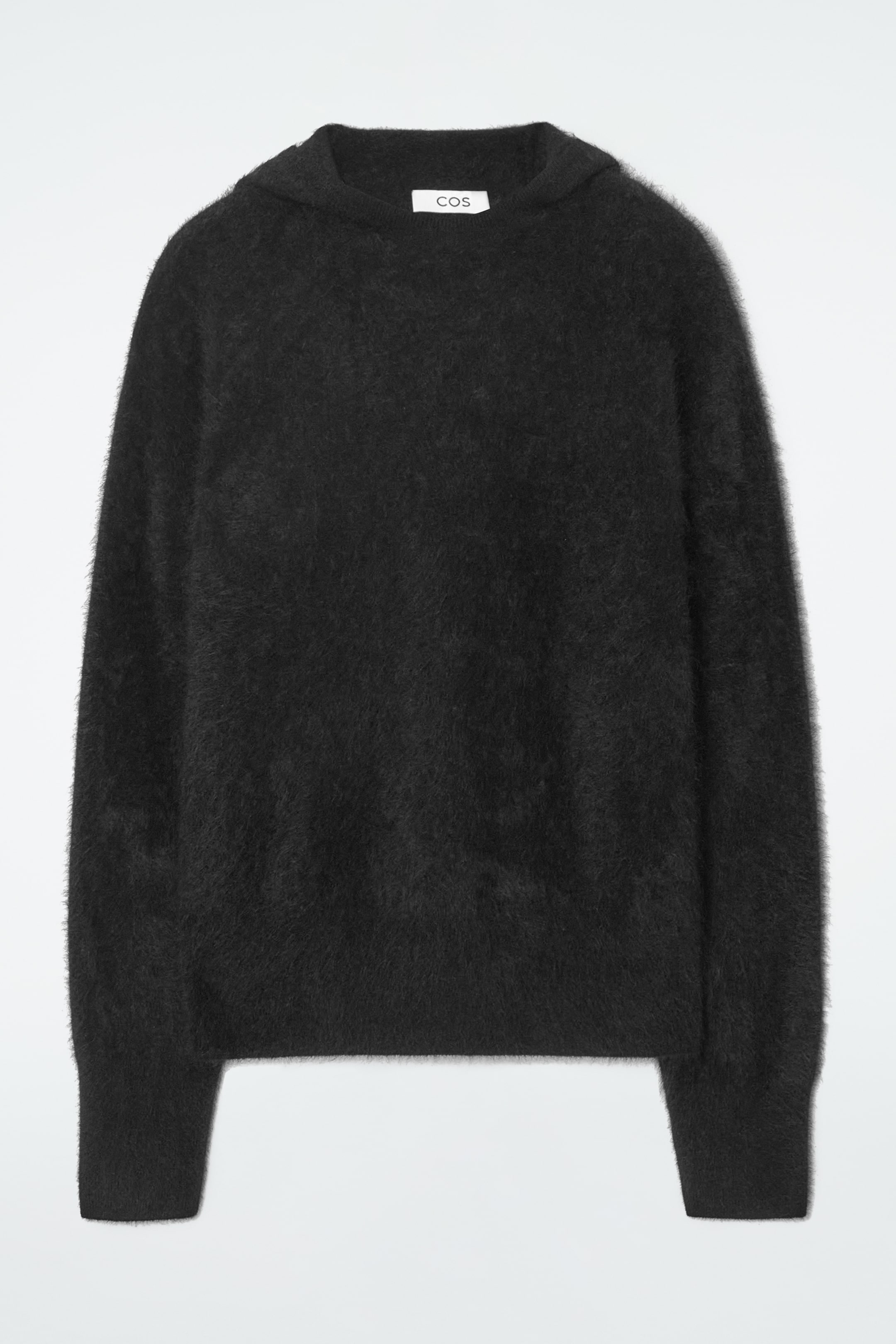 View larger image: BRUSHED-CASHMERE HOODIE - BLACK - Ladies | H&M GB 7
