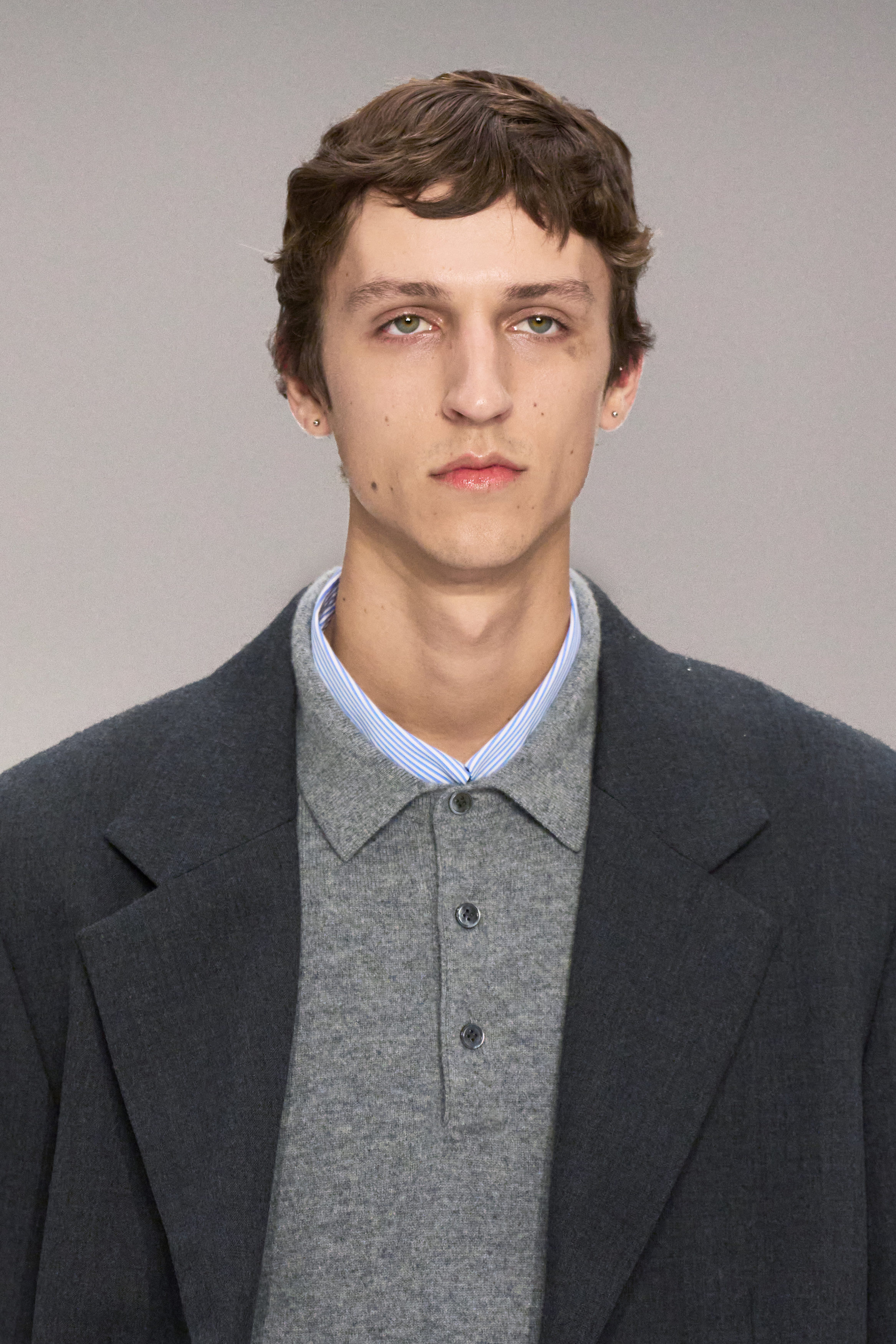 SINGLE-BREASTED WOOL BLAZER - STONE MÉLANGE | COS US