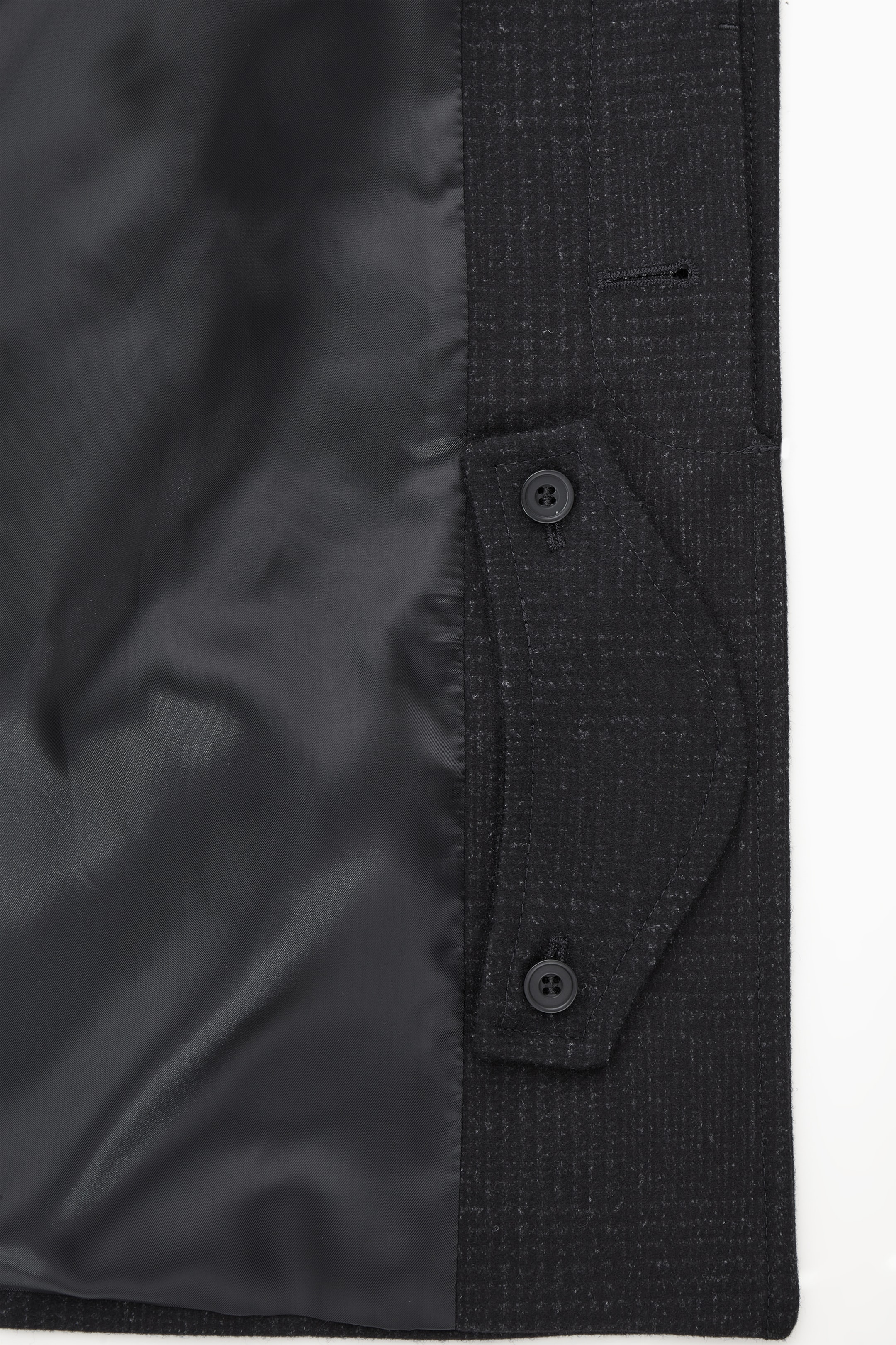 Grösseres Bild ansehen: KARIERTER KURZMANTEL AUS WOLLFILZ - NAVYBLAU/KARIERT - HERREN | H&M CH 2