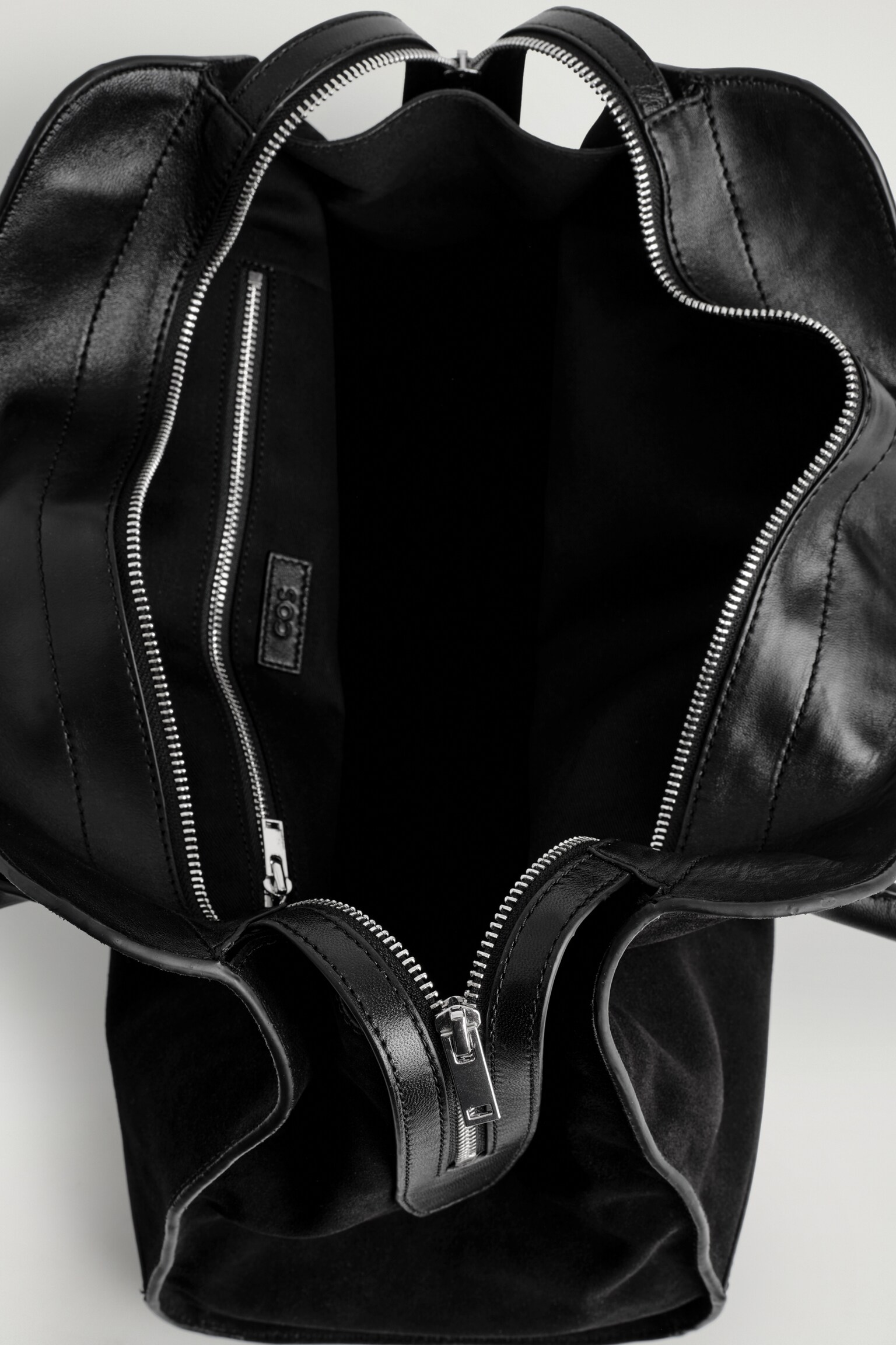 תיק יד AVENUE - זמש - שחור - 5