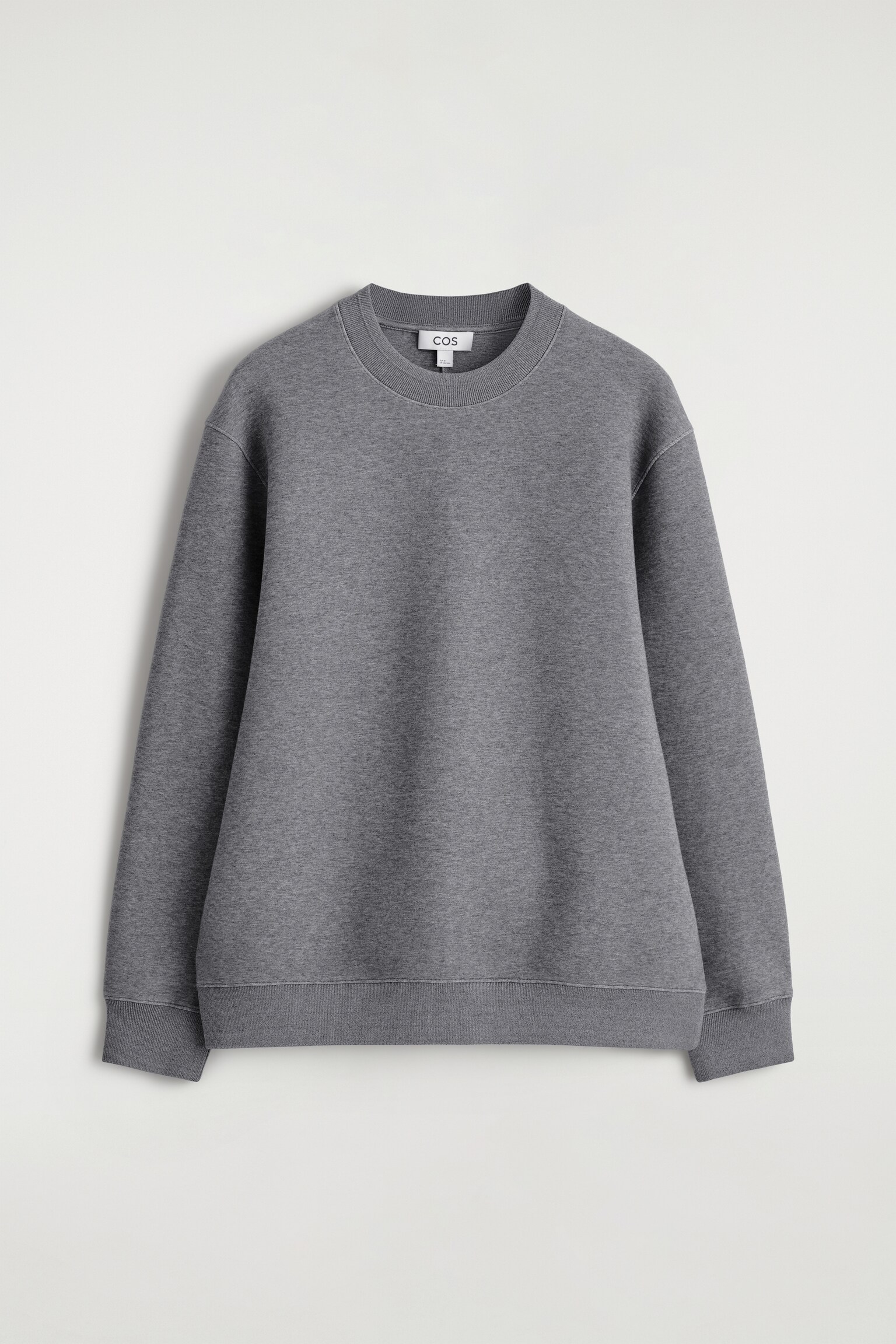 SWEAT EN NÉOPRÈNE (SCUBA) - GRIS CHINÉ/NOIR - 2