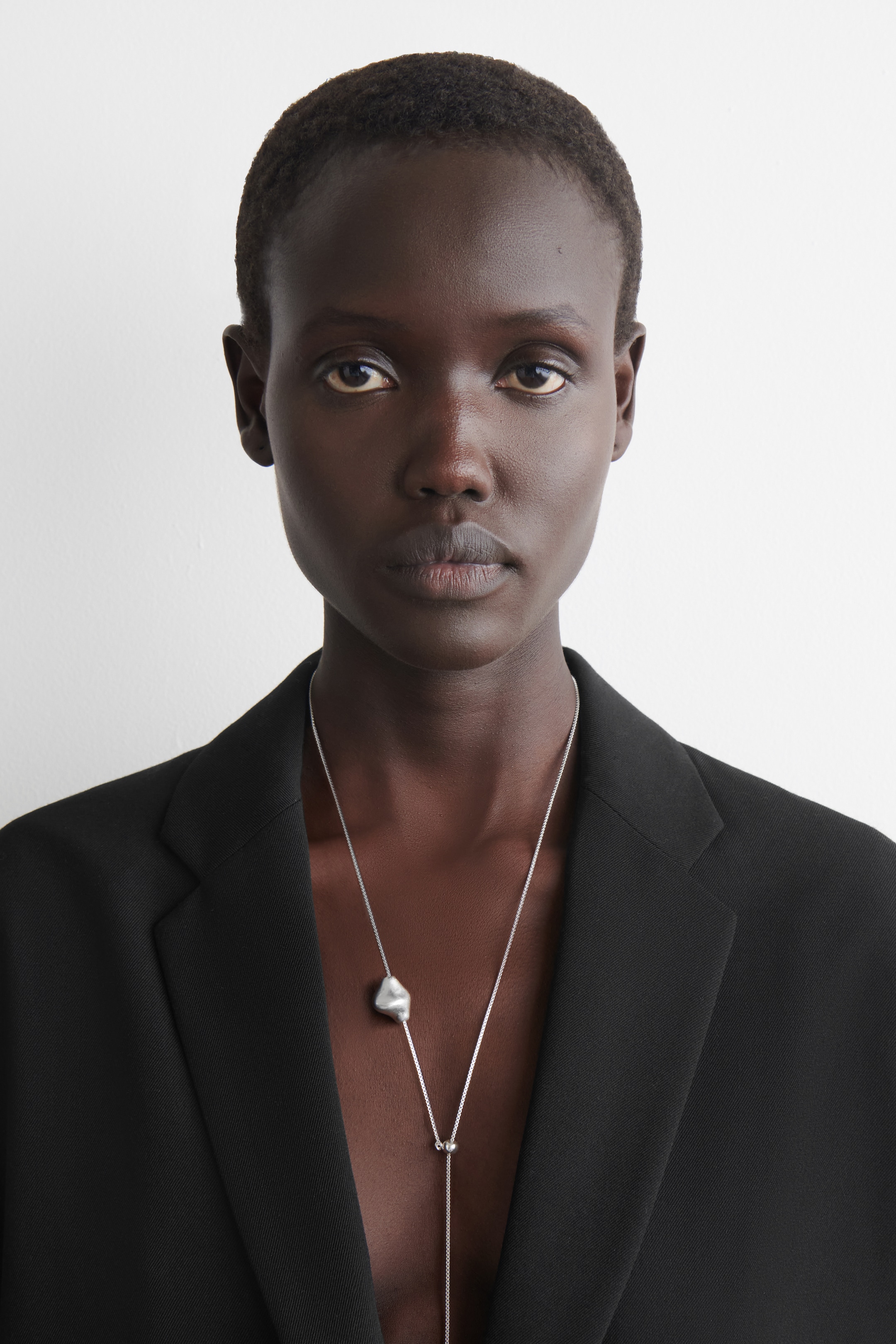 הצגת תמונה גדולה יותר: שרשרת תליון מותכת - SILVER - Ladies | H&M IL 1