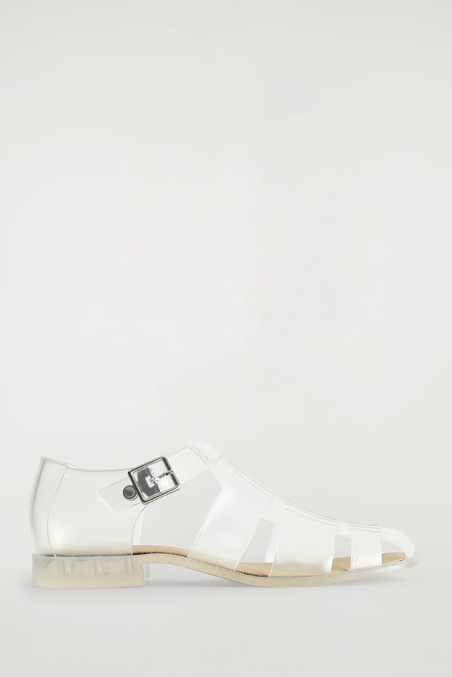 SANDALES SPARTIATES JELLY - TRANSPARENT/BRUN - 1