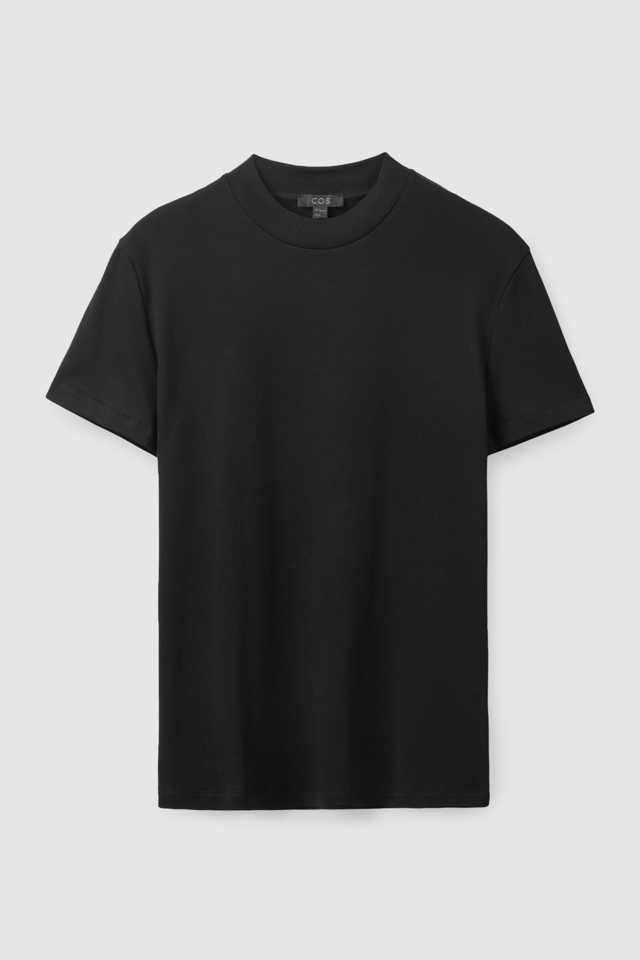 View larger image: SLIM-FIT MOCK-NECK T-SHIRT - Black - Men | H&M GB 1