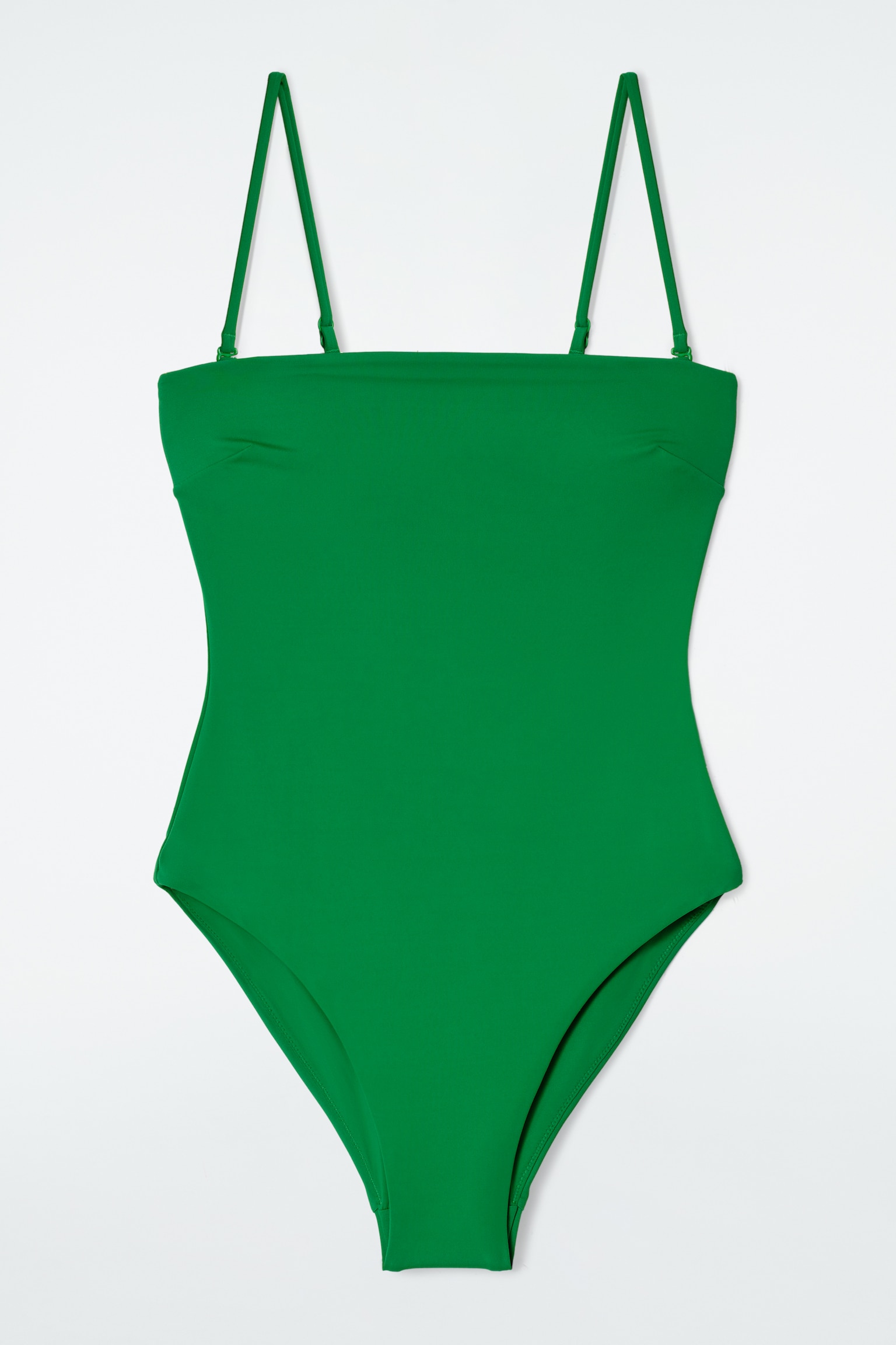 BANDEAU SWIMSUIT - GREEN/BLACK - 2