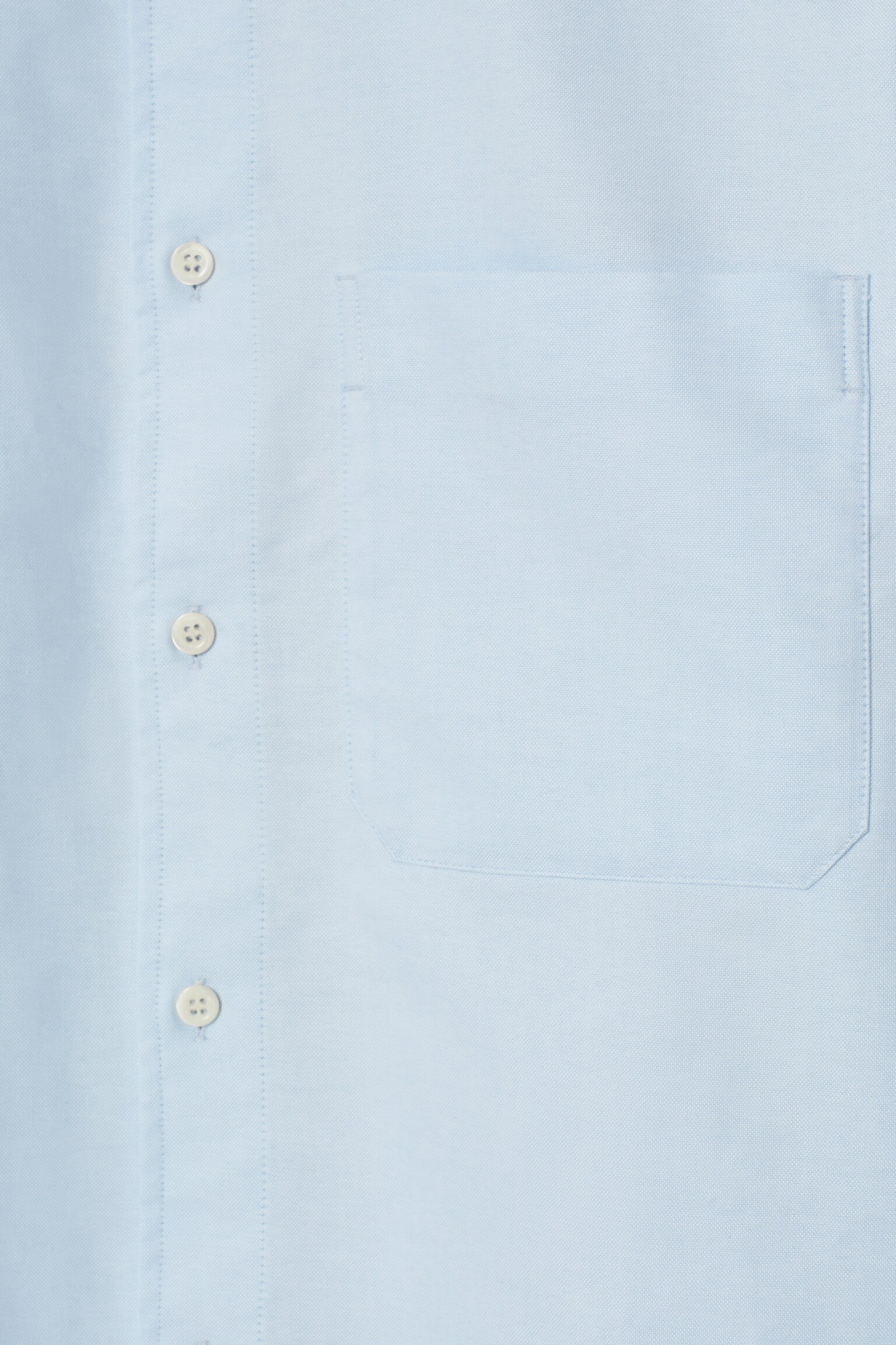 CHEMISE OXFORD DÉCONTRACTÉE - BLEU CIEL/BLANC - 5