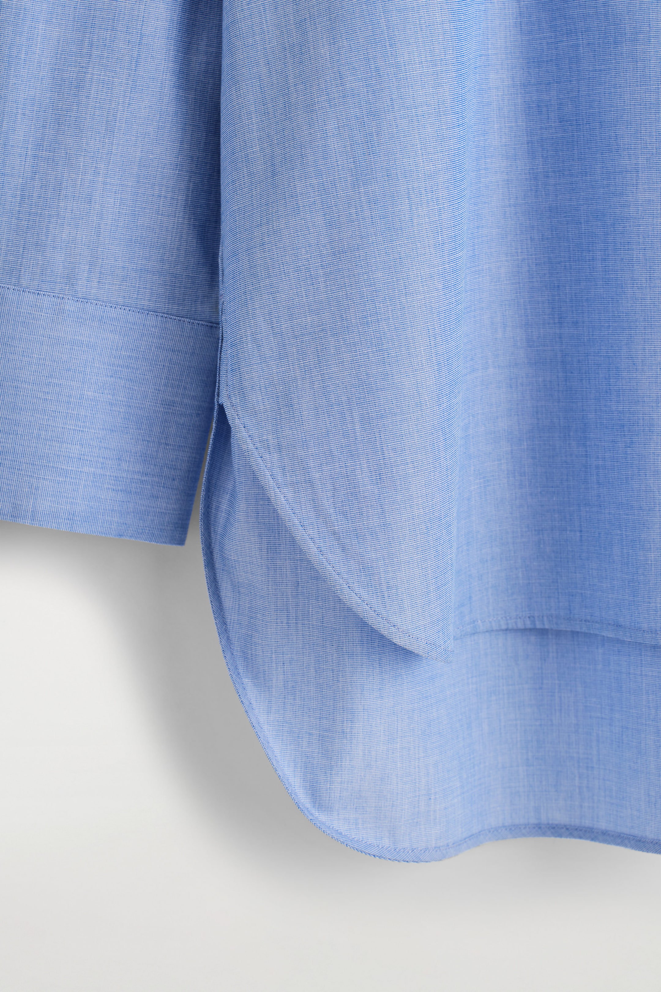 LONGLINE COTTON SHIRT