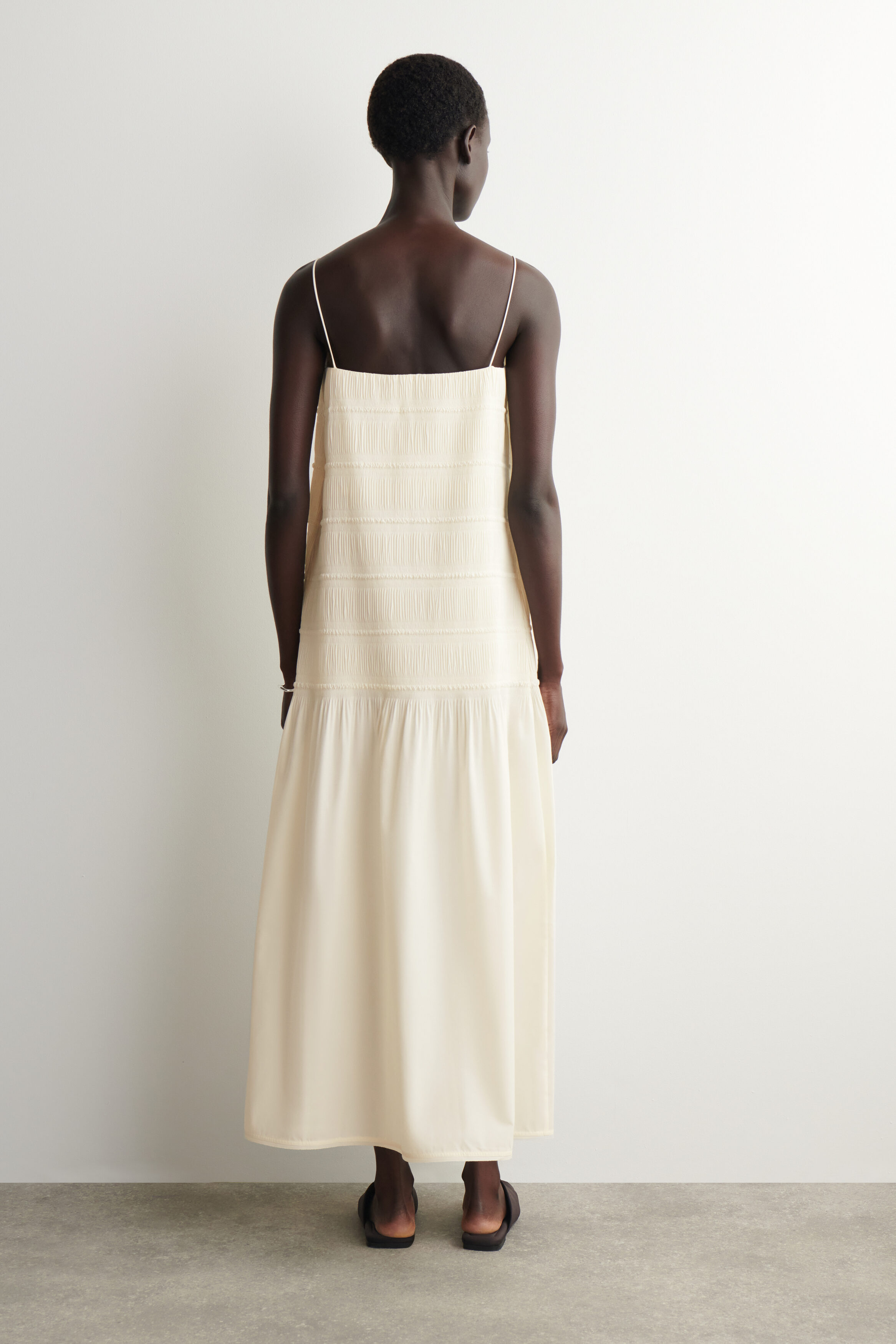 flowy light blue maxi dress Light Blue Crochet Top Maxi Dress With Open Back and Frayed Hem