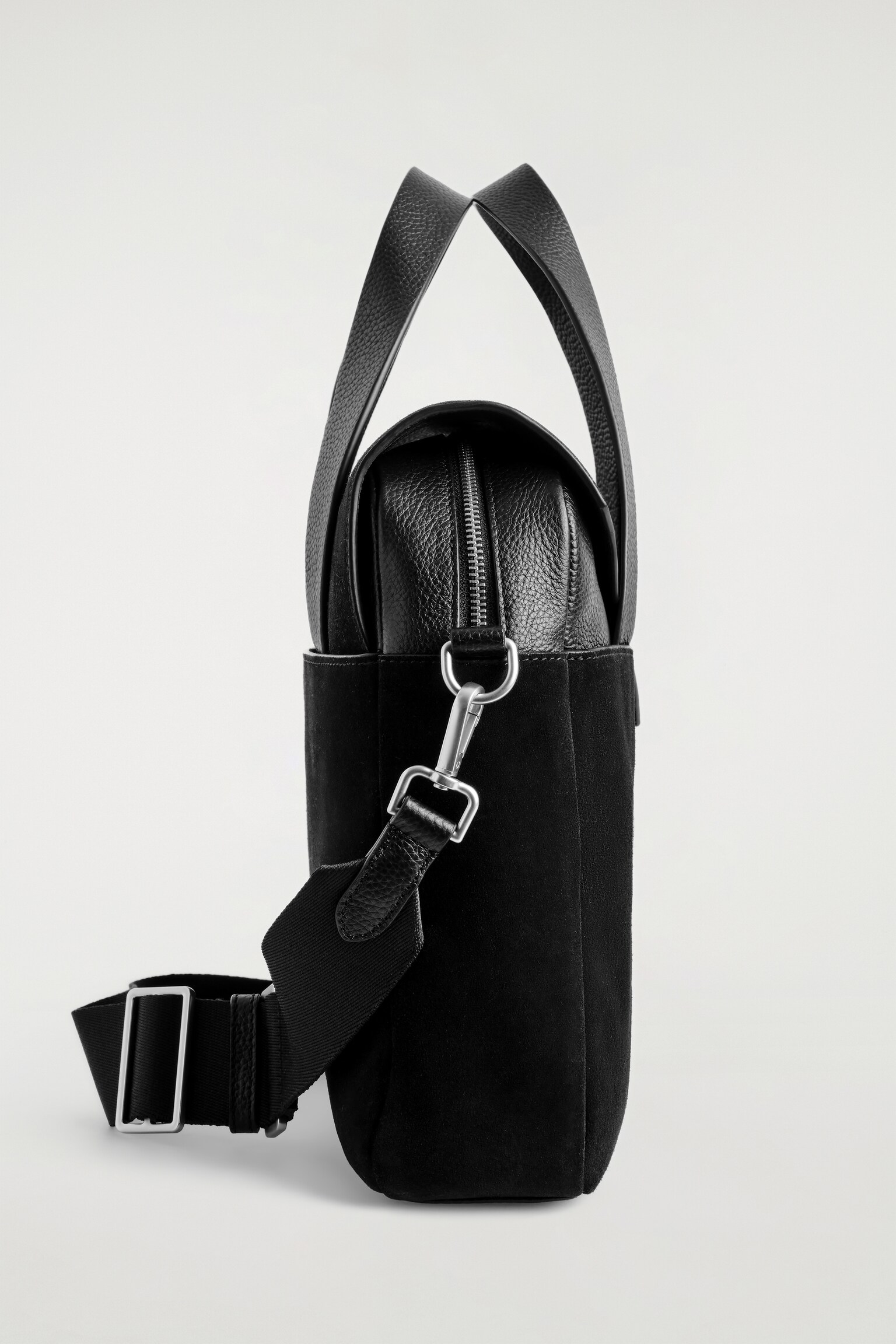 MALETÍN MINIMALISTA - ANTE - NEGRO - 5