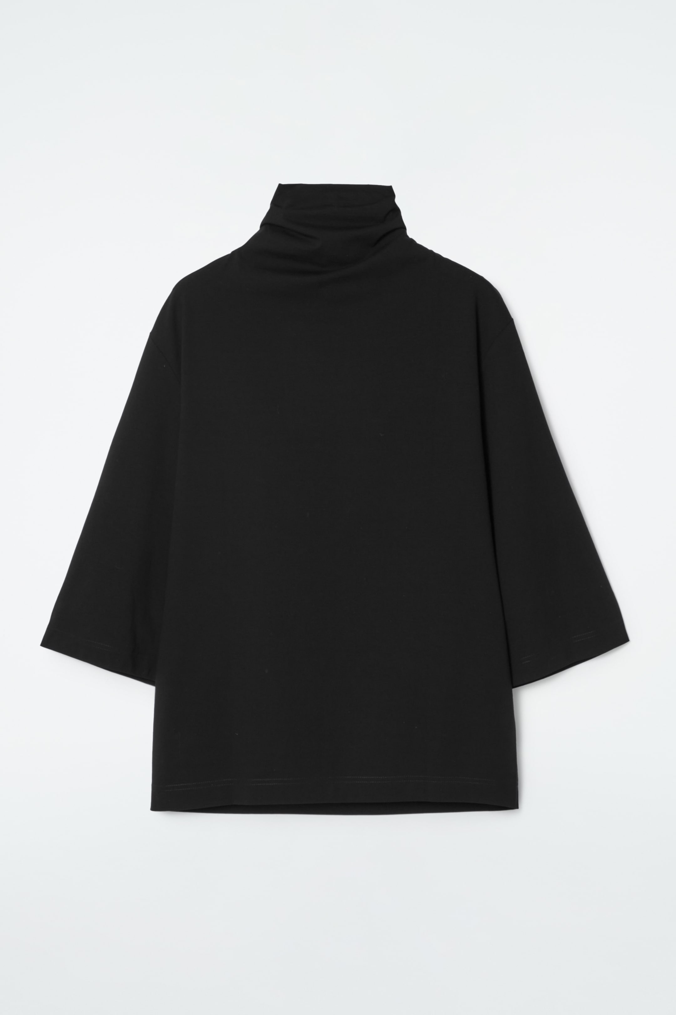 Ingrandisci l'immagine: TIE-NECK JERSEY TOP - BLACK - DONNA | H&M CH 1