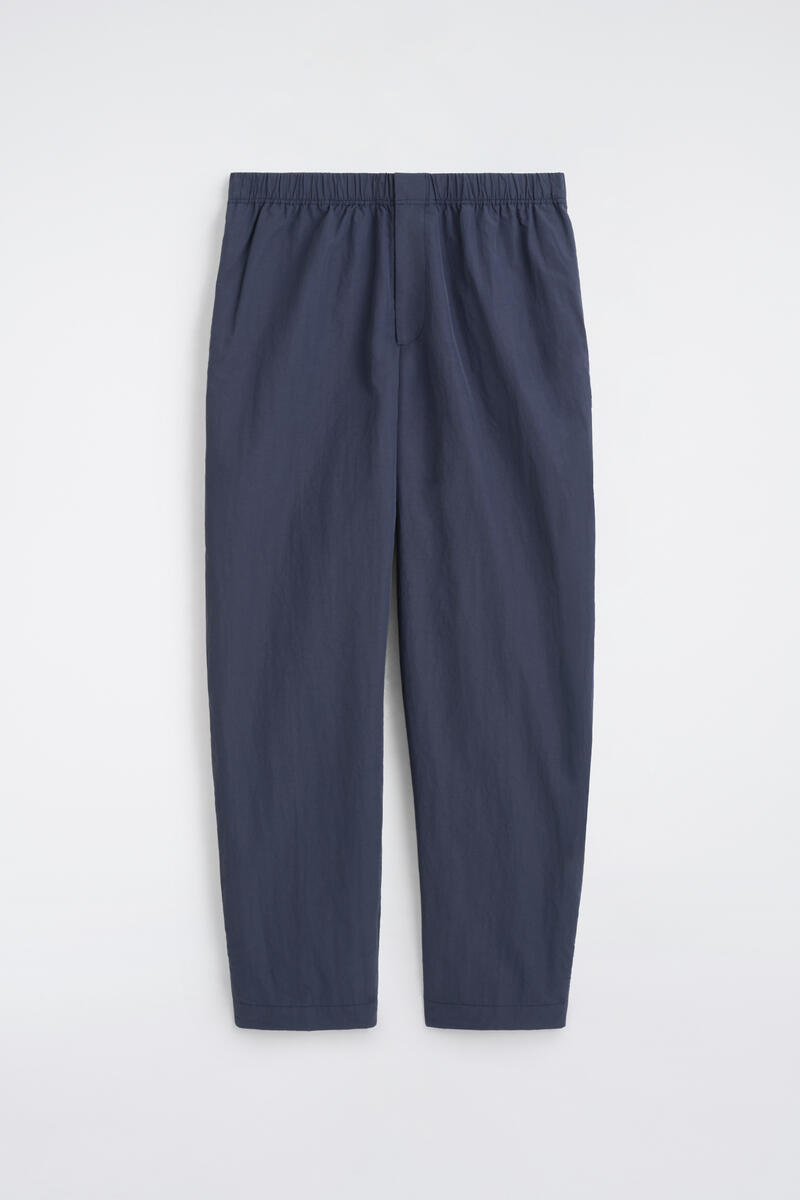 Zip-Detail Relaxed-Fit Straight-Leg Pants