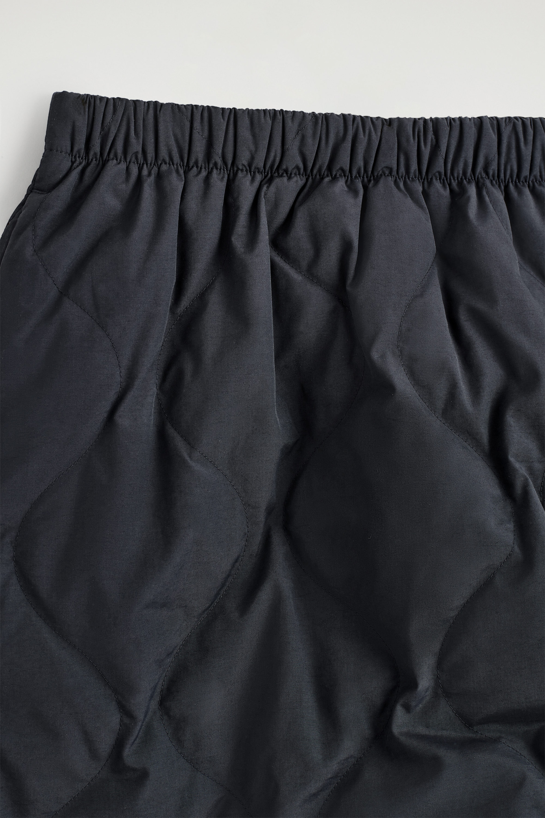 QUILTED DOWN MINI SKIRT