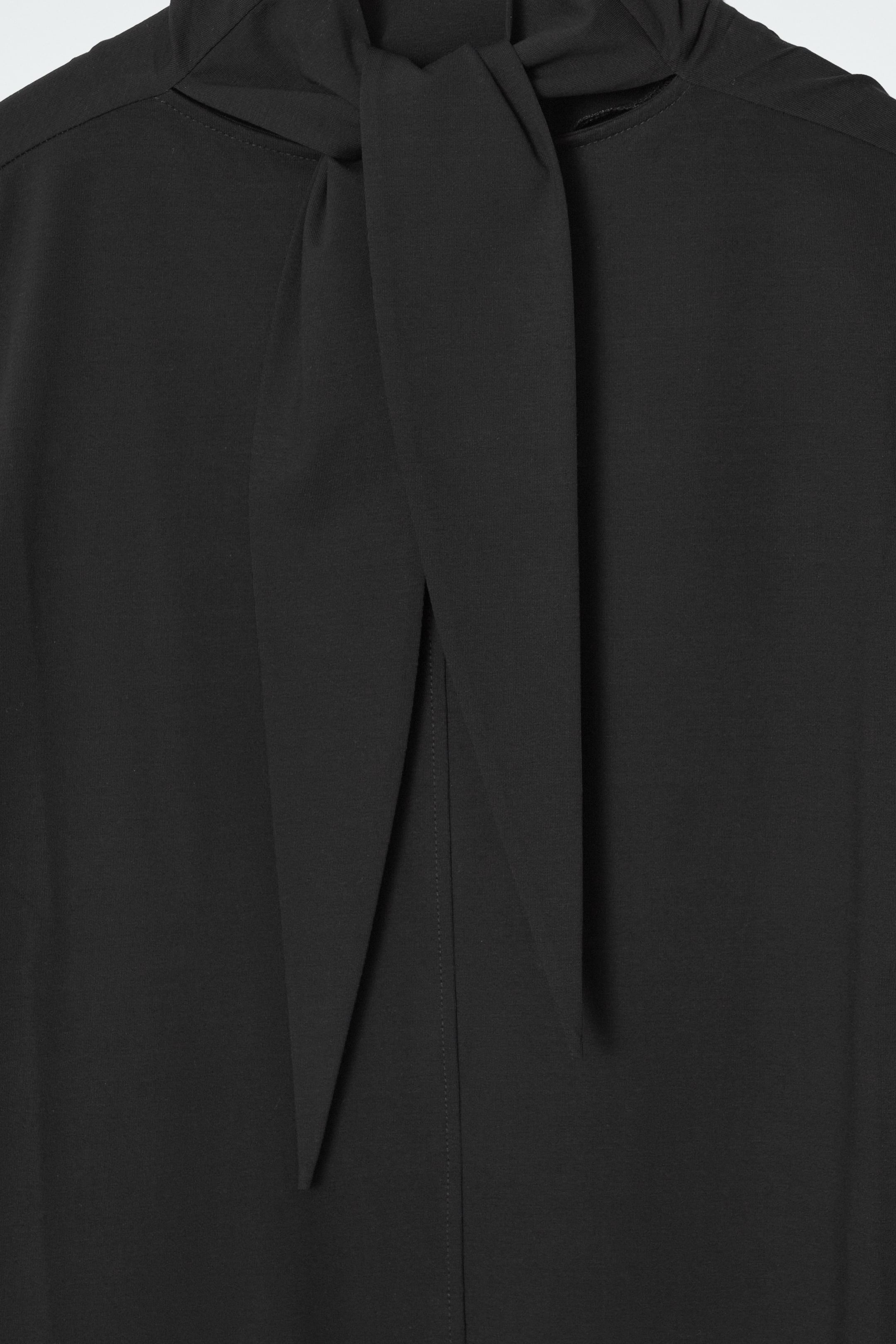 Ingrandisci l'immagine: TIE-DETAIL TURTLENECK DRESS - BLACK - DONNA | H&M CH 2