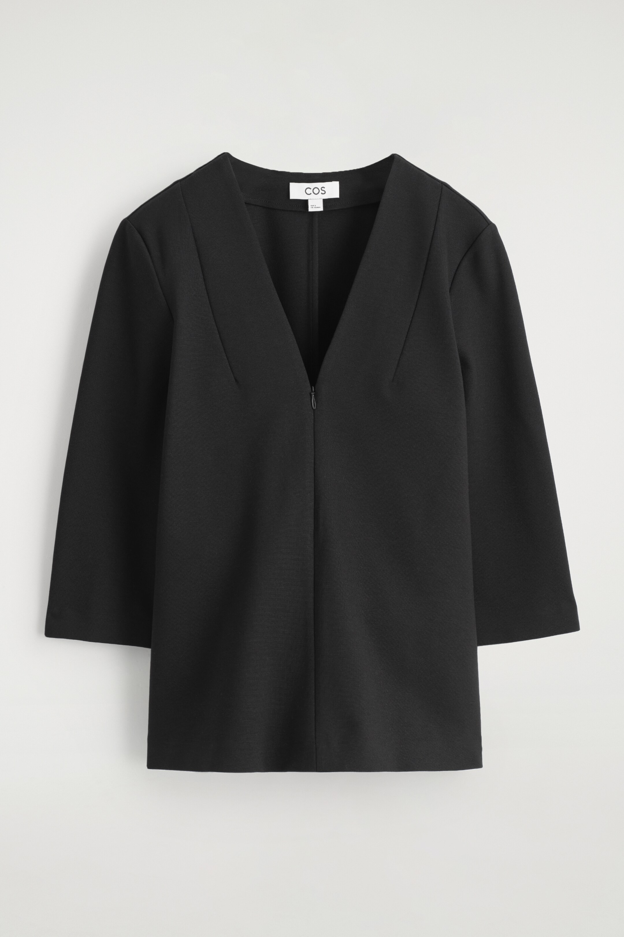 Visa större bild: V-RINGAD JERSEYTOPP - SVART - DAM | H&M SE 6