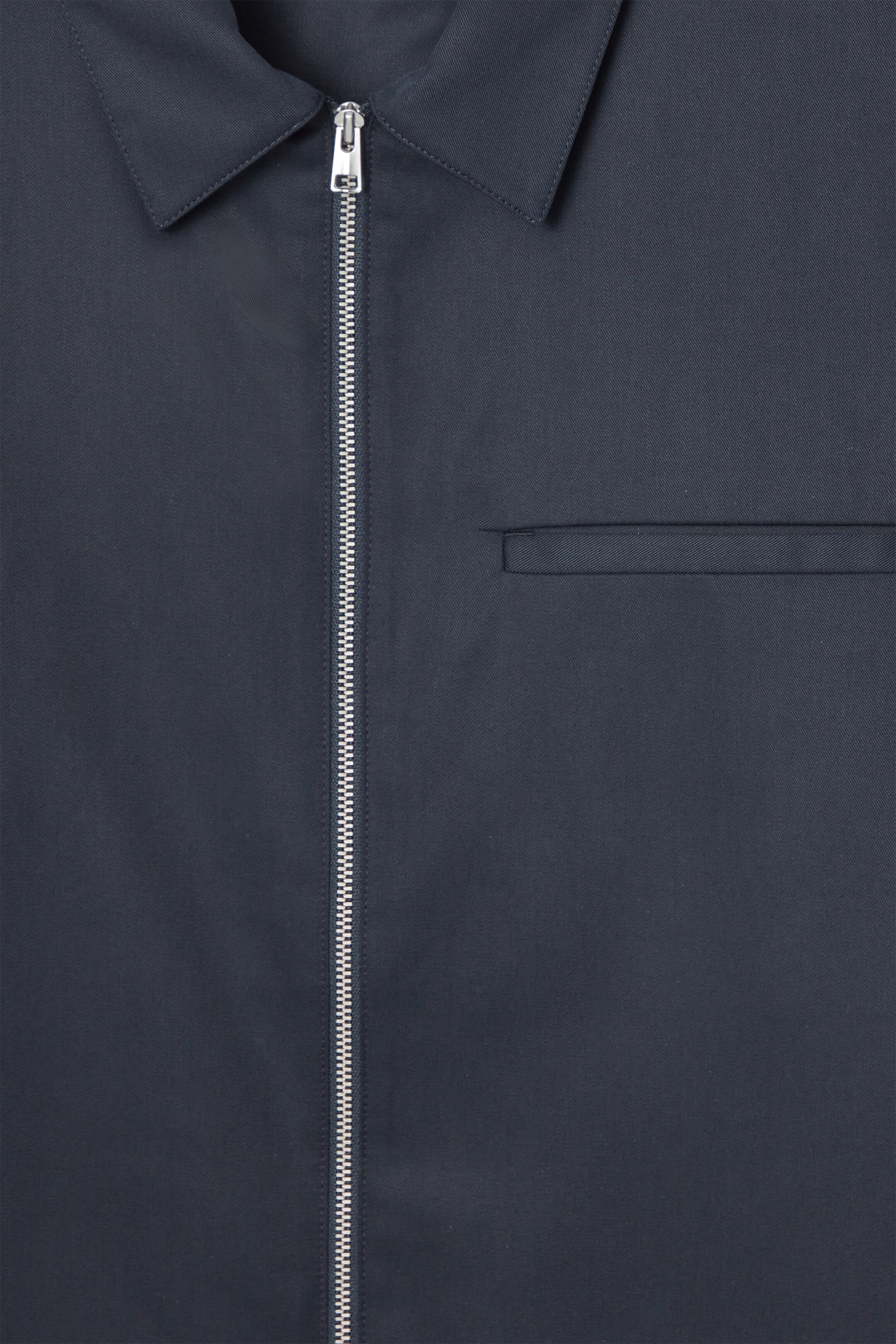Ingrandisci l'immagine: ZIPPED TWILL SHIRT - NAVY - UOMO | H&M CH 2