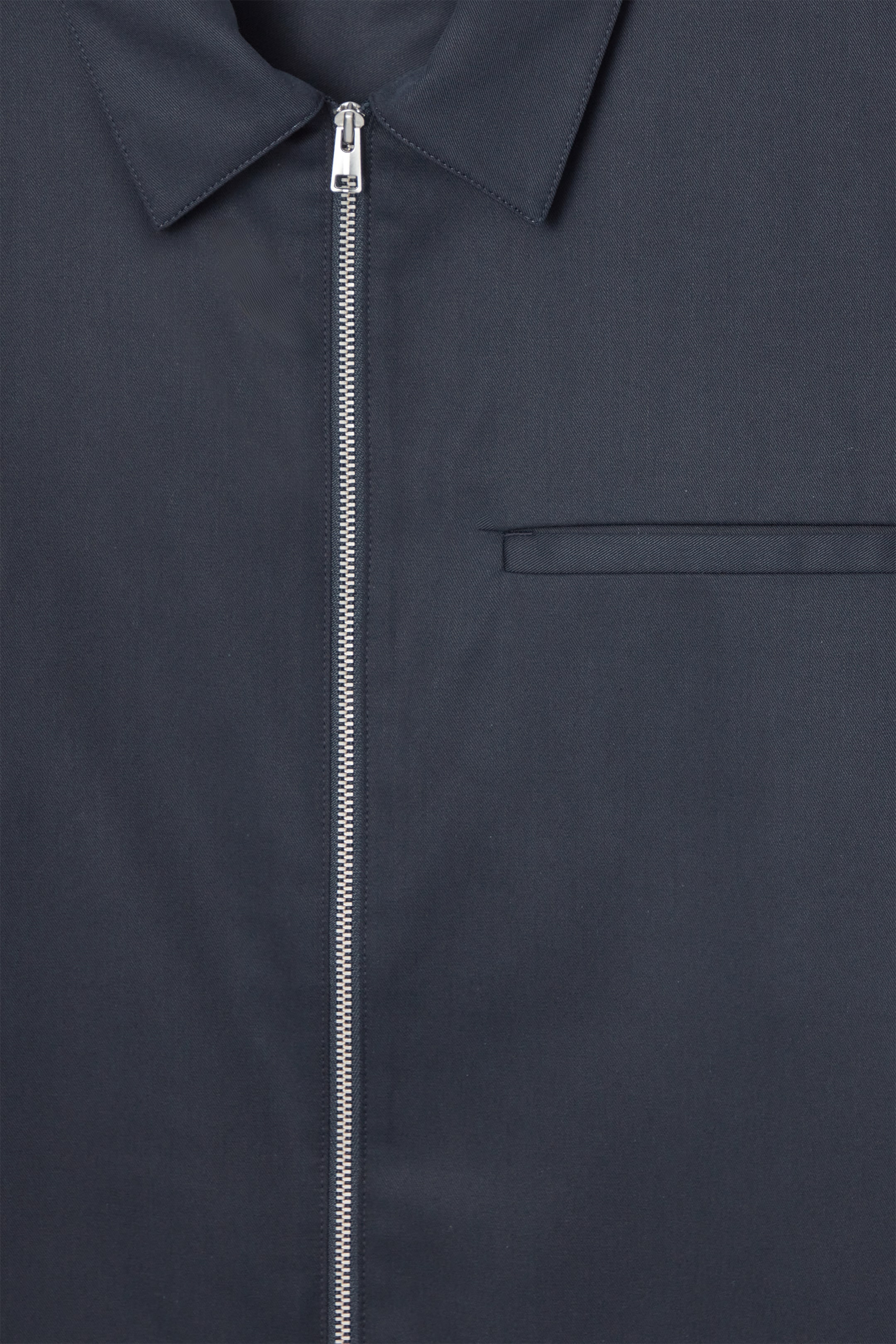 Grösseres Bild ansehen: HEMD AUS TWILL MIT REISSVERSCHLUSS - NAVYBLAU - HERREN | H&M CH 2