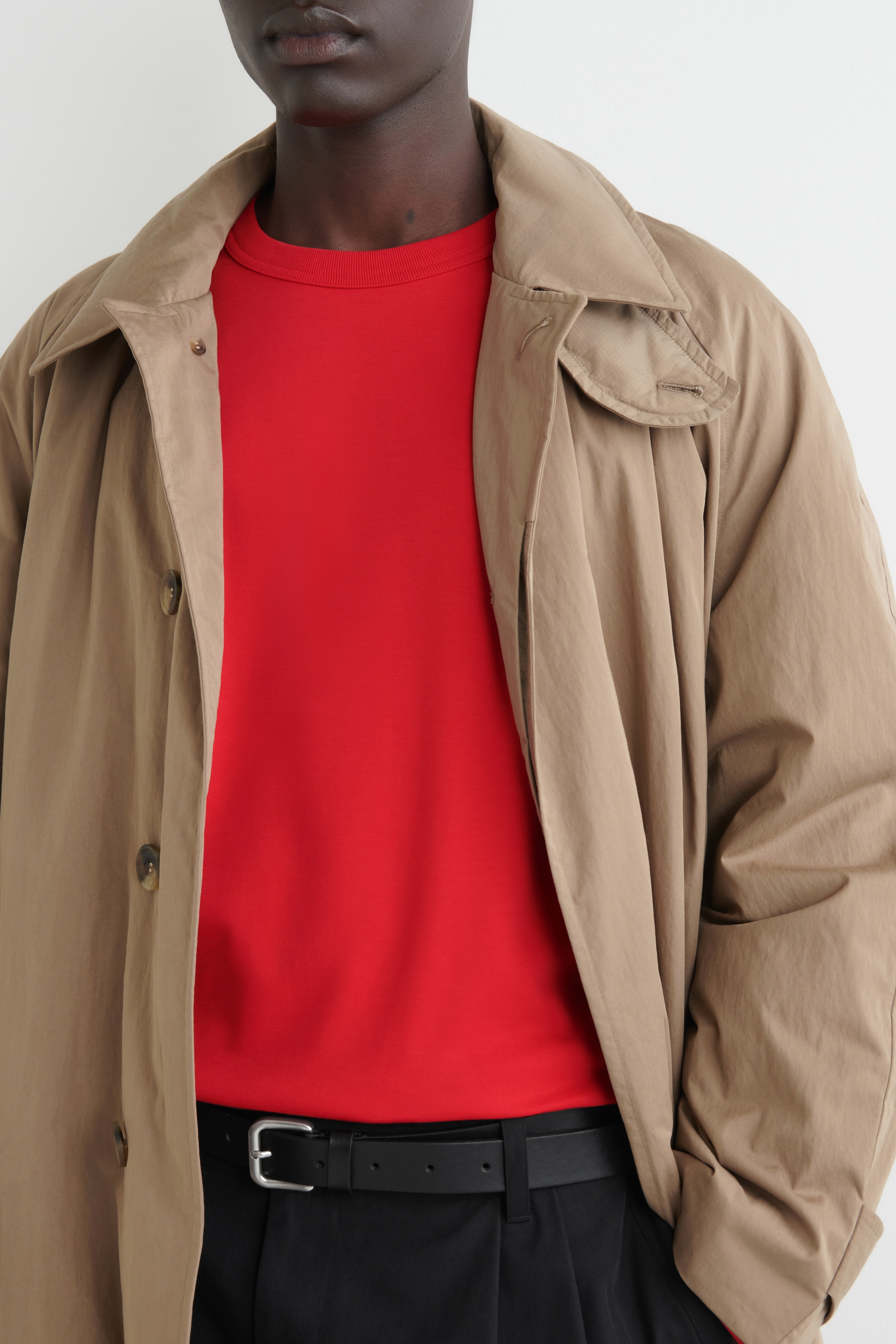 Ingrandisci l'immagine: RELAXED JERSEY INTERLOCK LONG-SLEEVED T-SHIRT - RED - UOMO | H&M CH 4