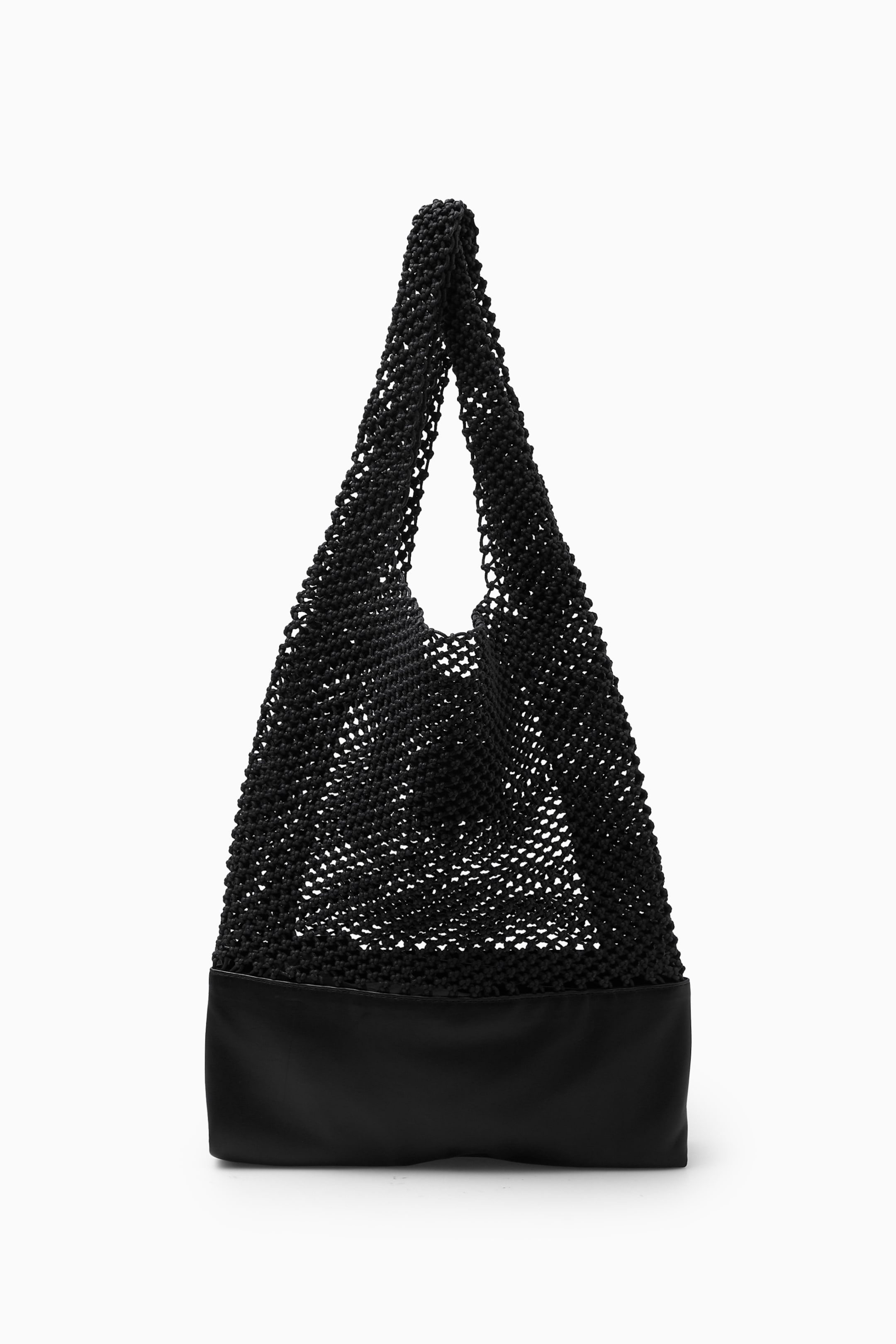 Ingrandisci l'immagine: HAND-WOVEN TOTE BAG - LEATHER - BLACK - UOMO | H&M CH 2