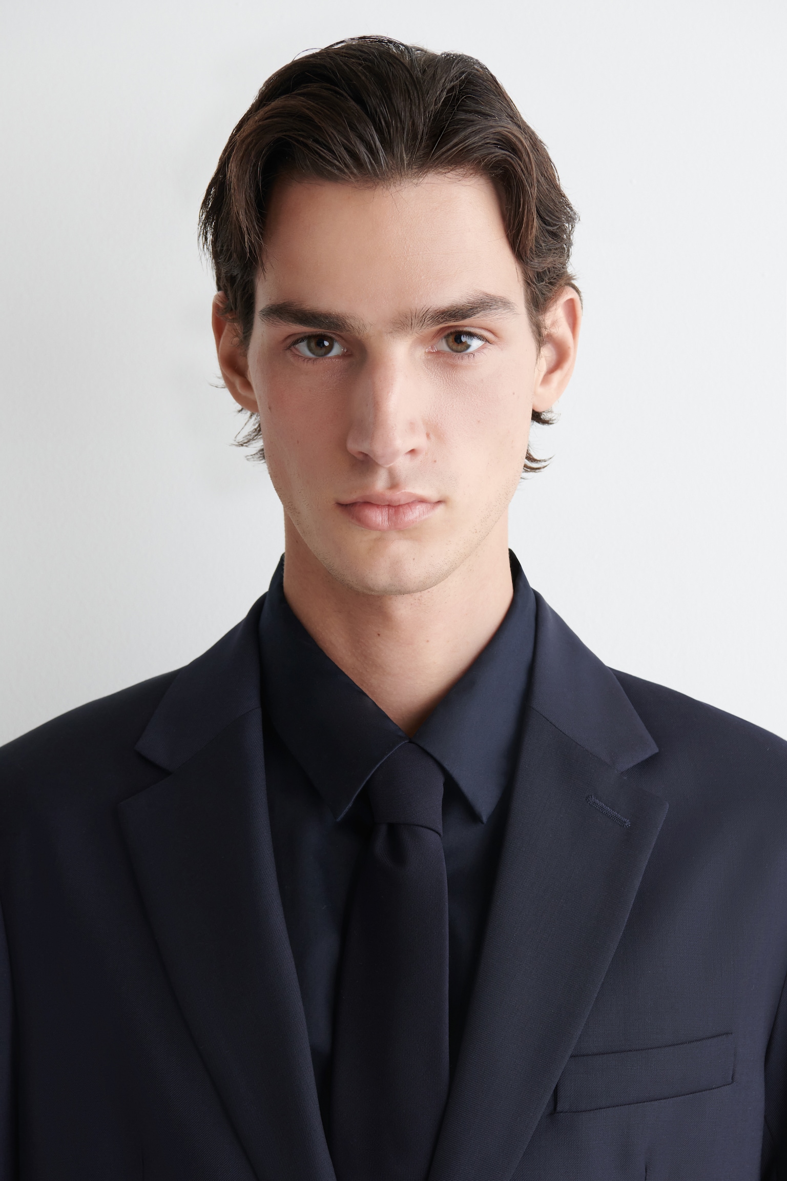 WOOL TIE - NAVY
