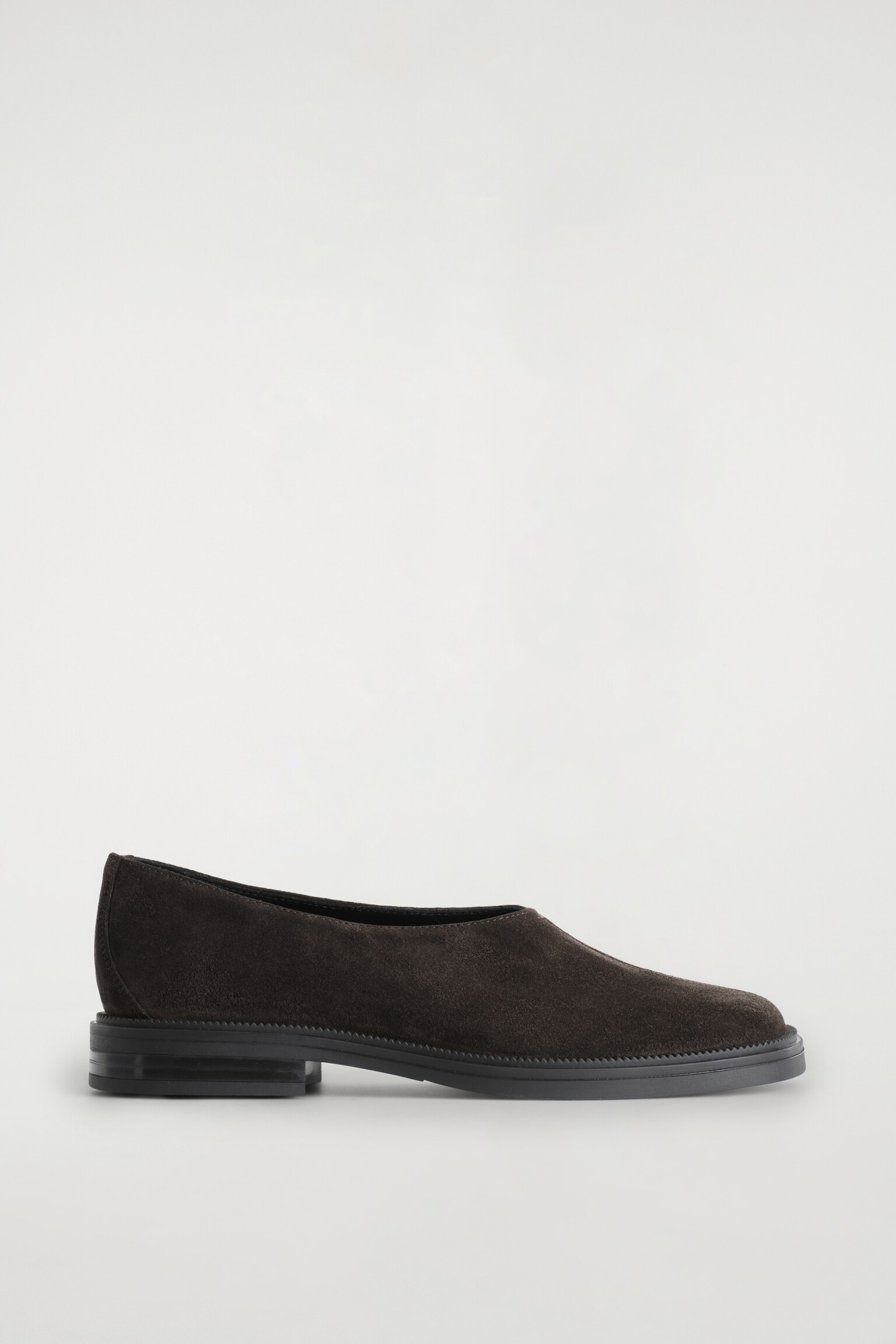 SOULIERS ÉPAIS EN DAIM - BRUN FONCÉ - 2