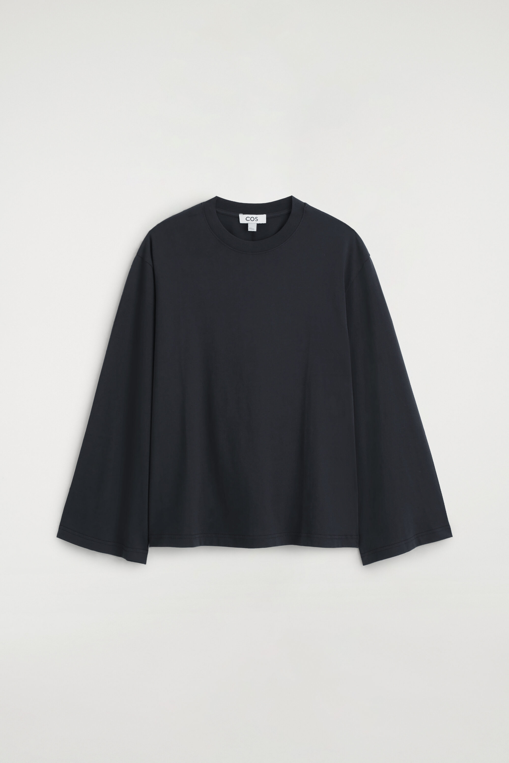 Brushed-cotton Long-sleeved T-shirt