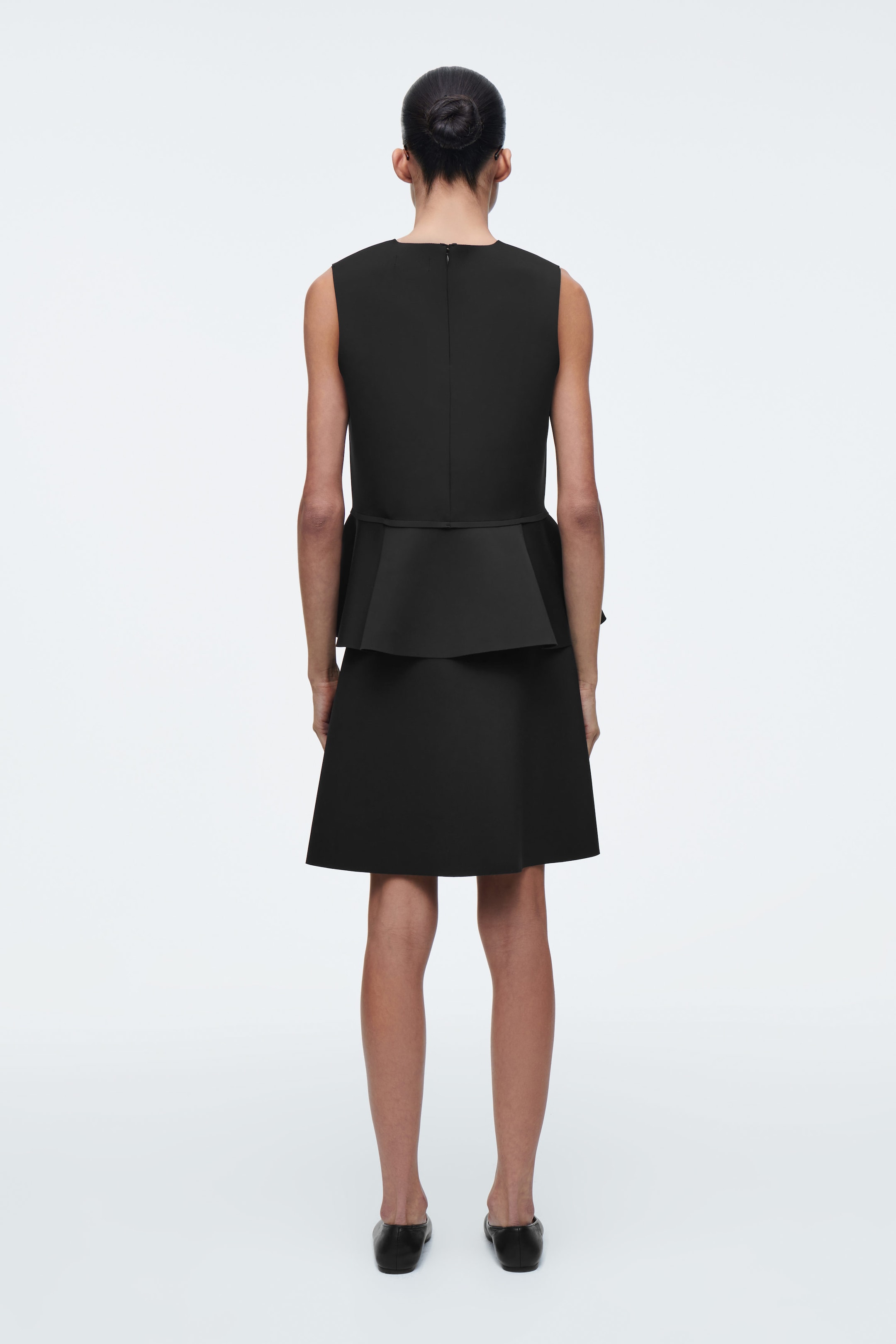 A-LINE SCUBA MINI SKIRT