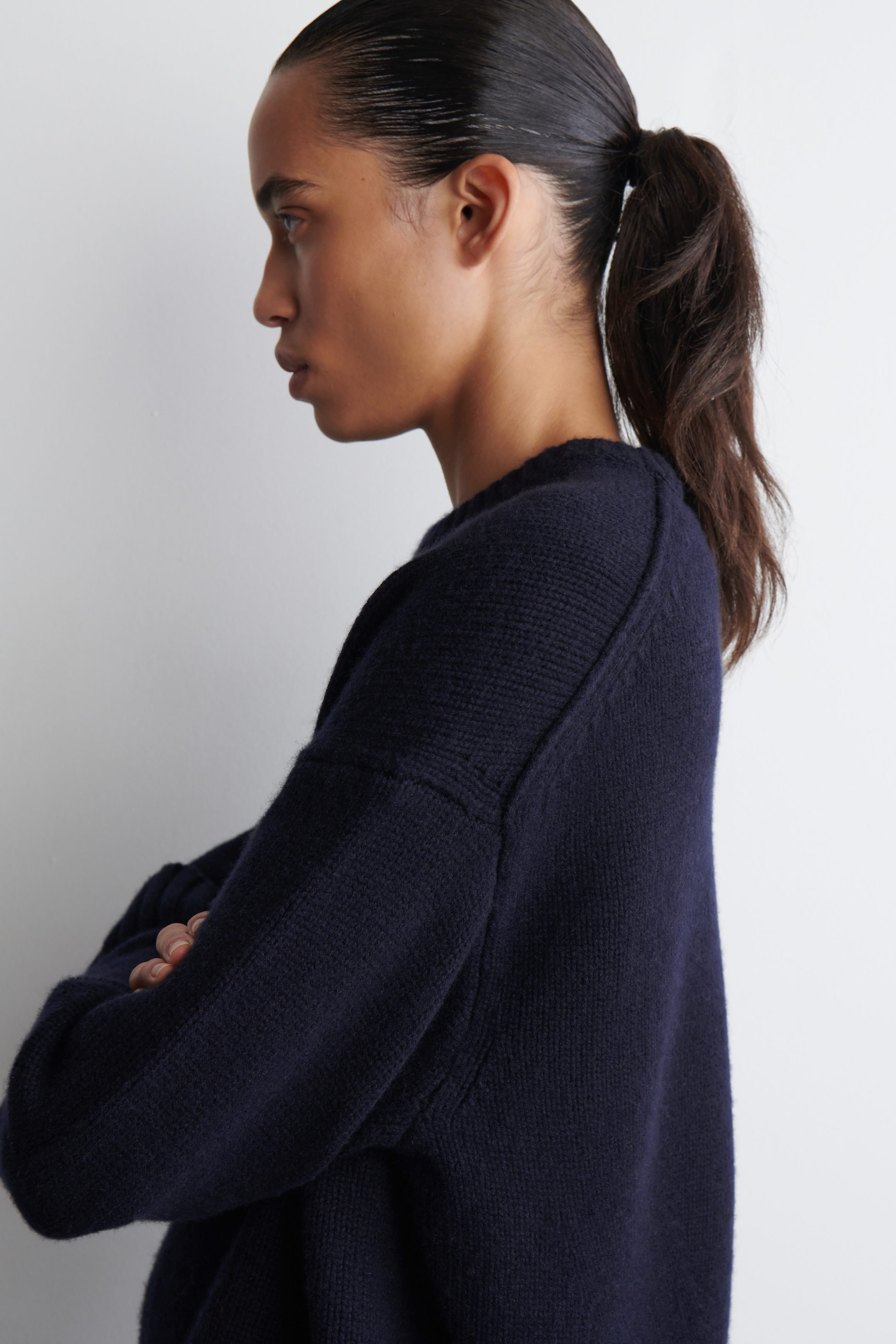 CHUNKY CASHMERE SWEATER