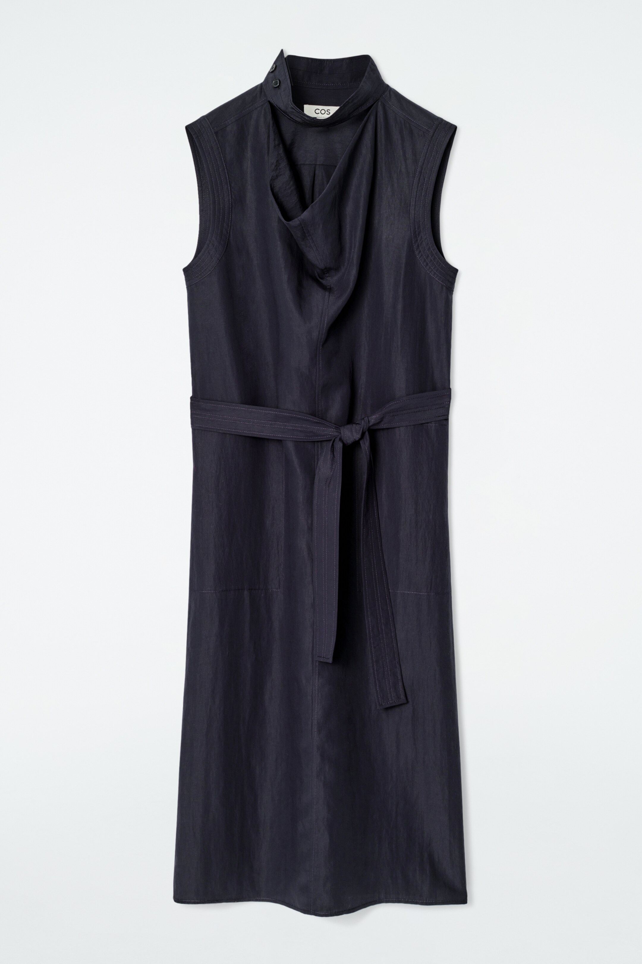 Vezi imaginea mai mare: ROCHIE MIDI CU DECOLTEU COWL ȘI DECUPAJE - INDIGO - FEMEI | H&M RO 7
