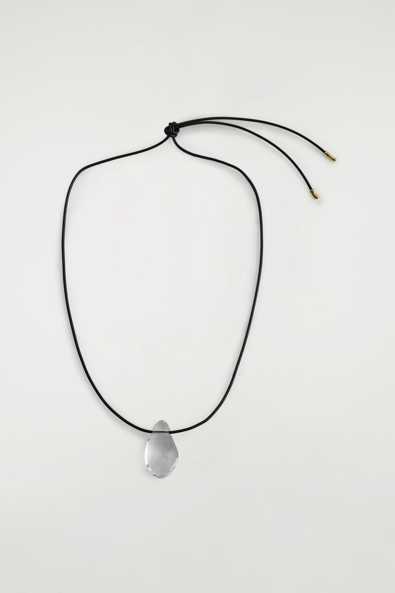 Domed Glass Pendant Necklace
