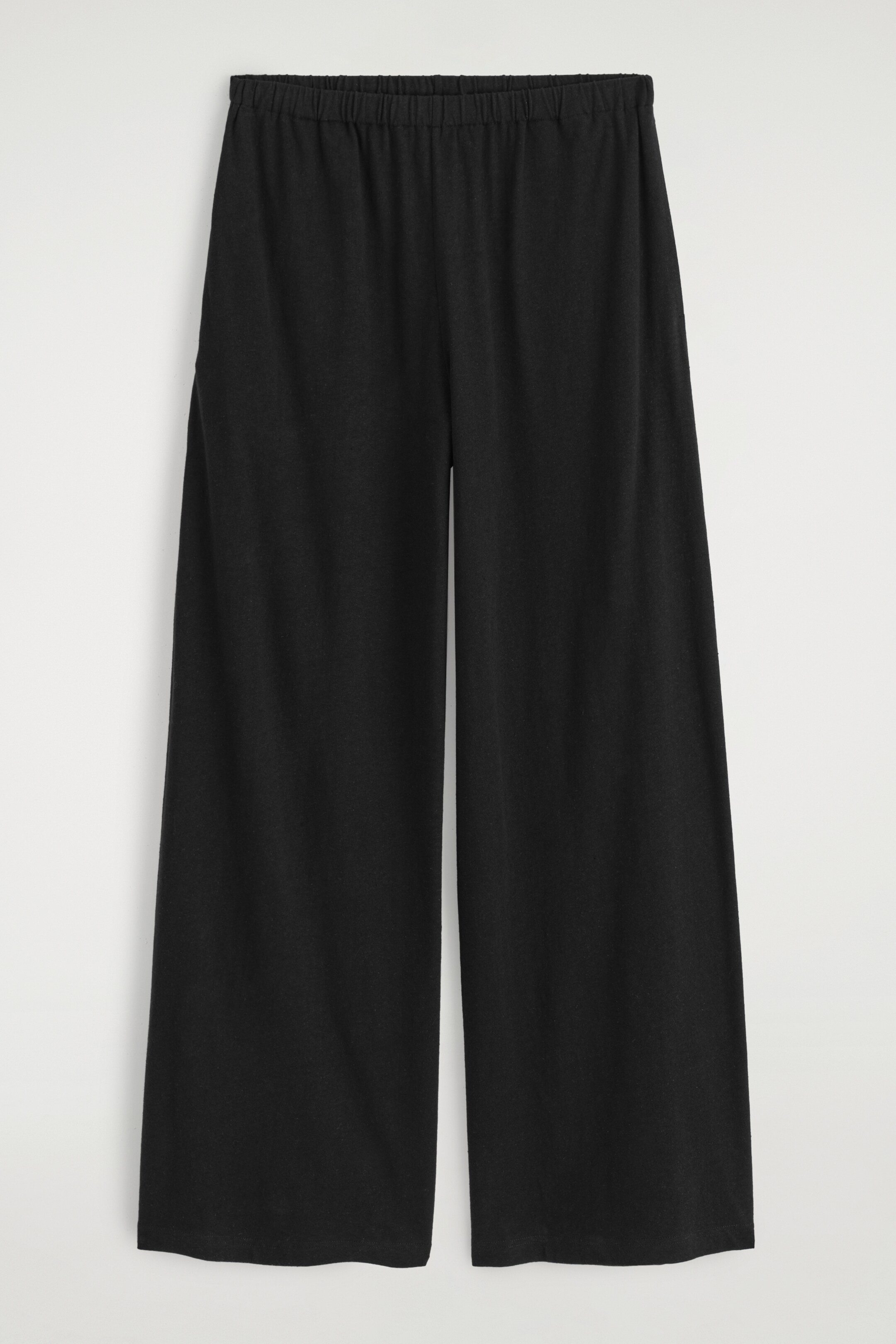 Visualizza immagine più grande: PANTALONI A GAMBA LARGA IN COTONE E LINO - NERO - DONNA | H&M IT 5