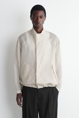 TECHNICAL SHEER-NYLON SPORTS JACKET — ECRU 2