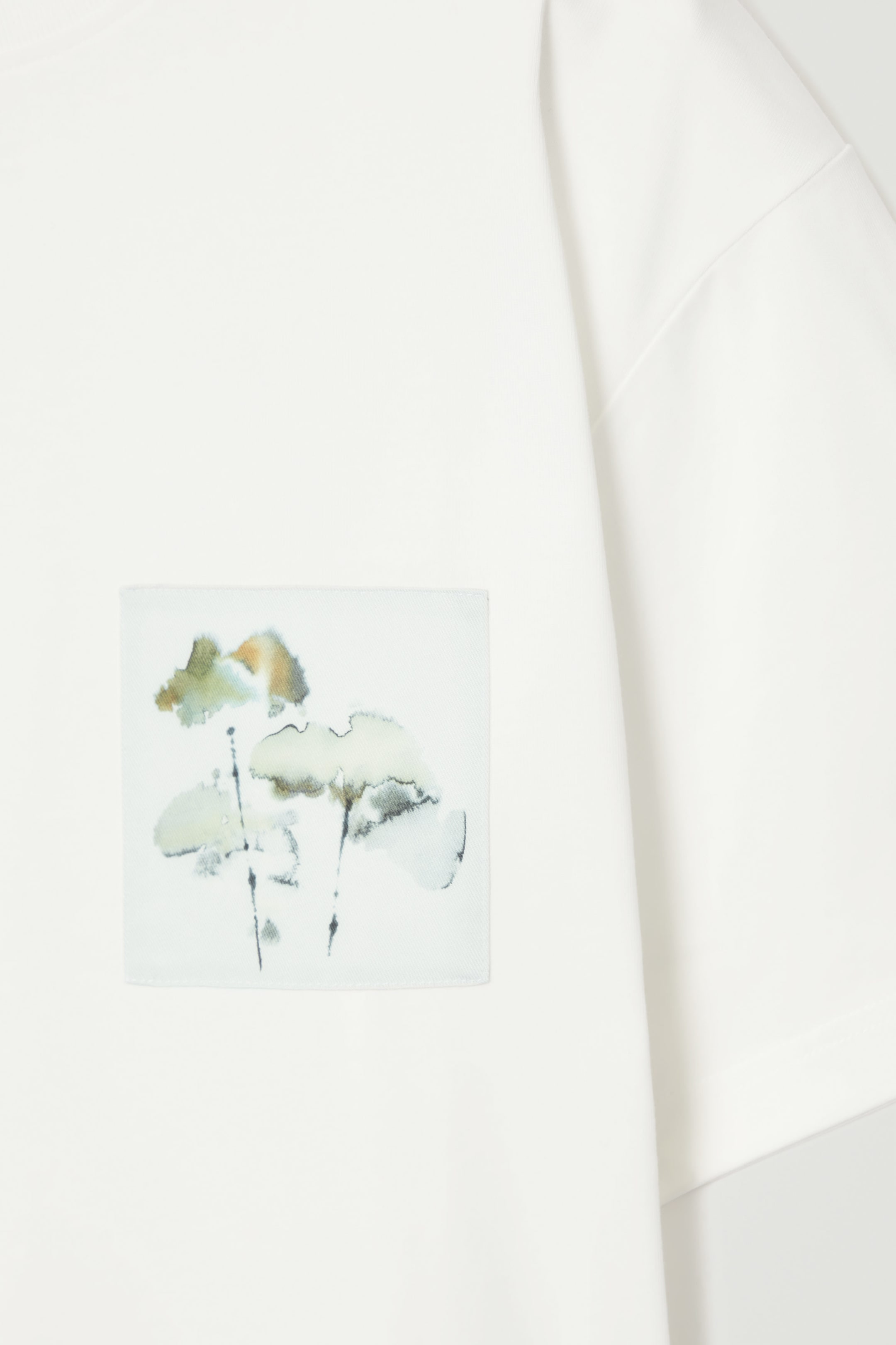 OVERSIZED BOTANICAL-PRINT COTTON T-SHIRT