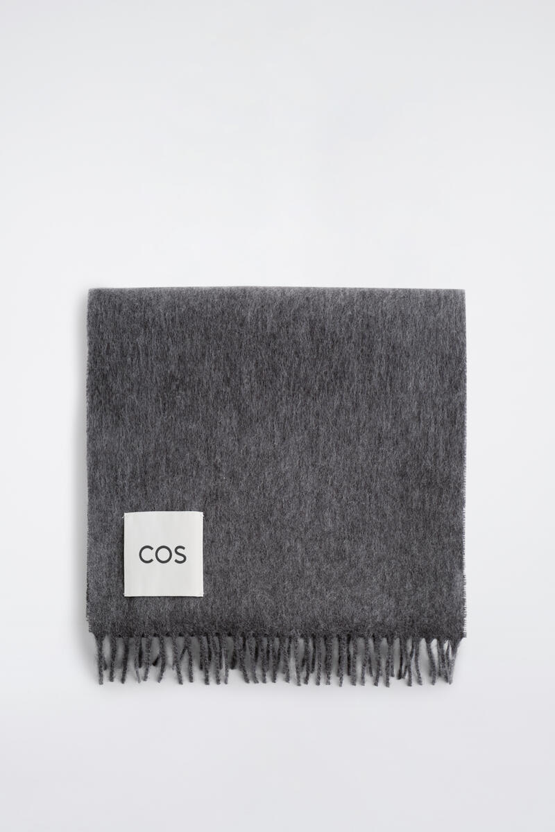 Fringed Cashmere Scarf