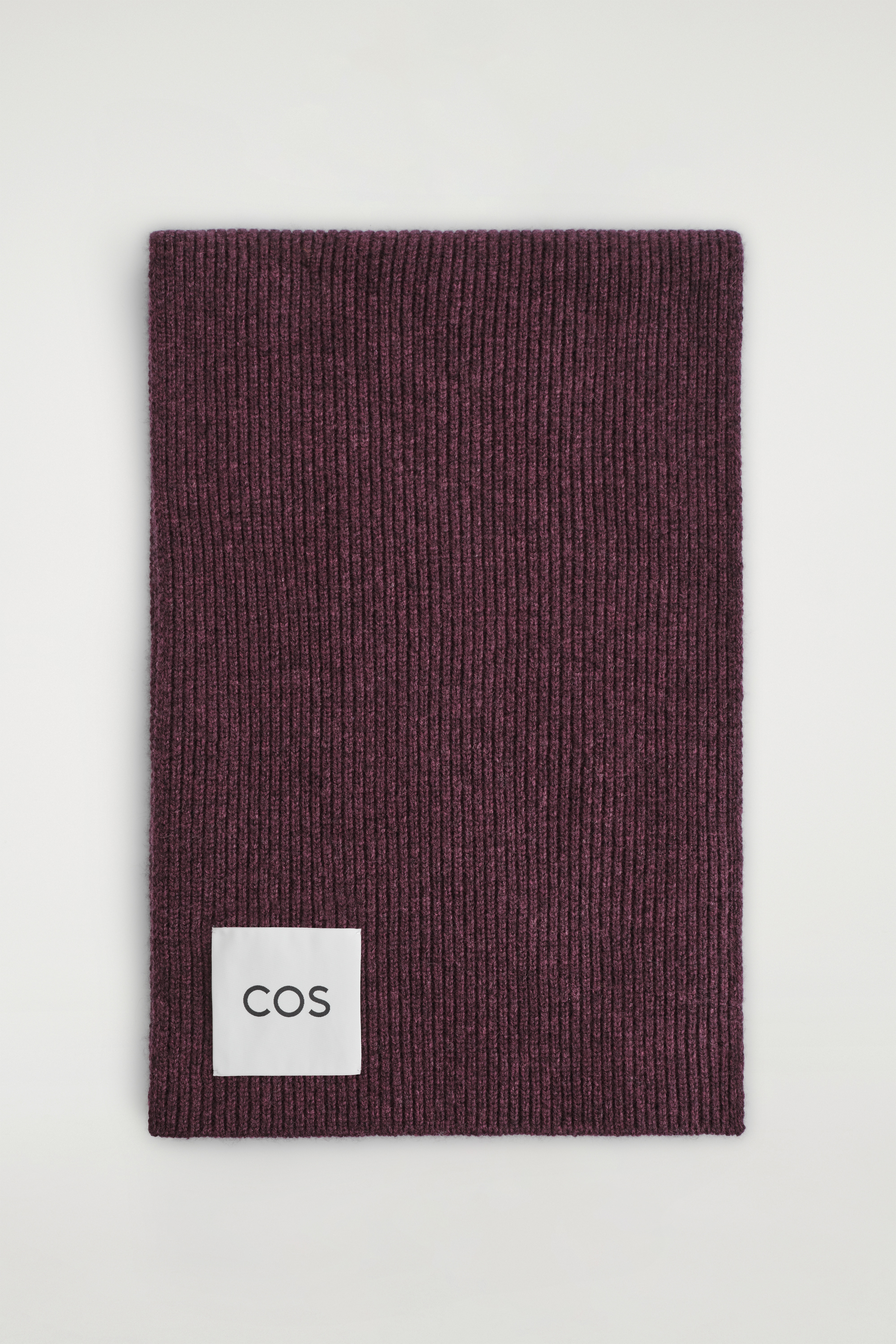 CACHECOL CANELADO DE LÃ E CASHMERE - Bordeaux mélange/AZUL-MARINHO/OATMEAL MÉLANGE