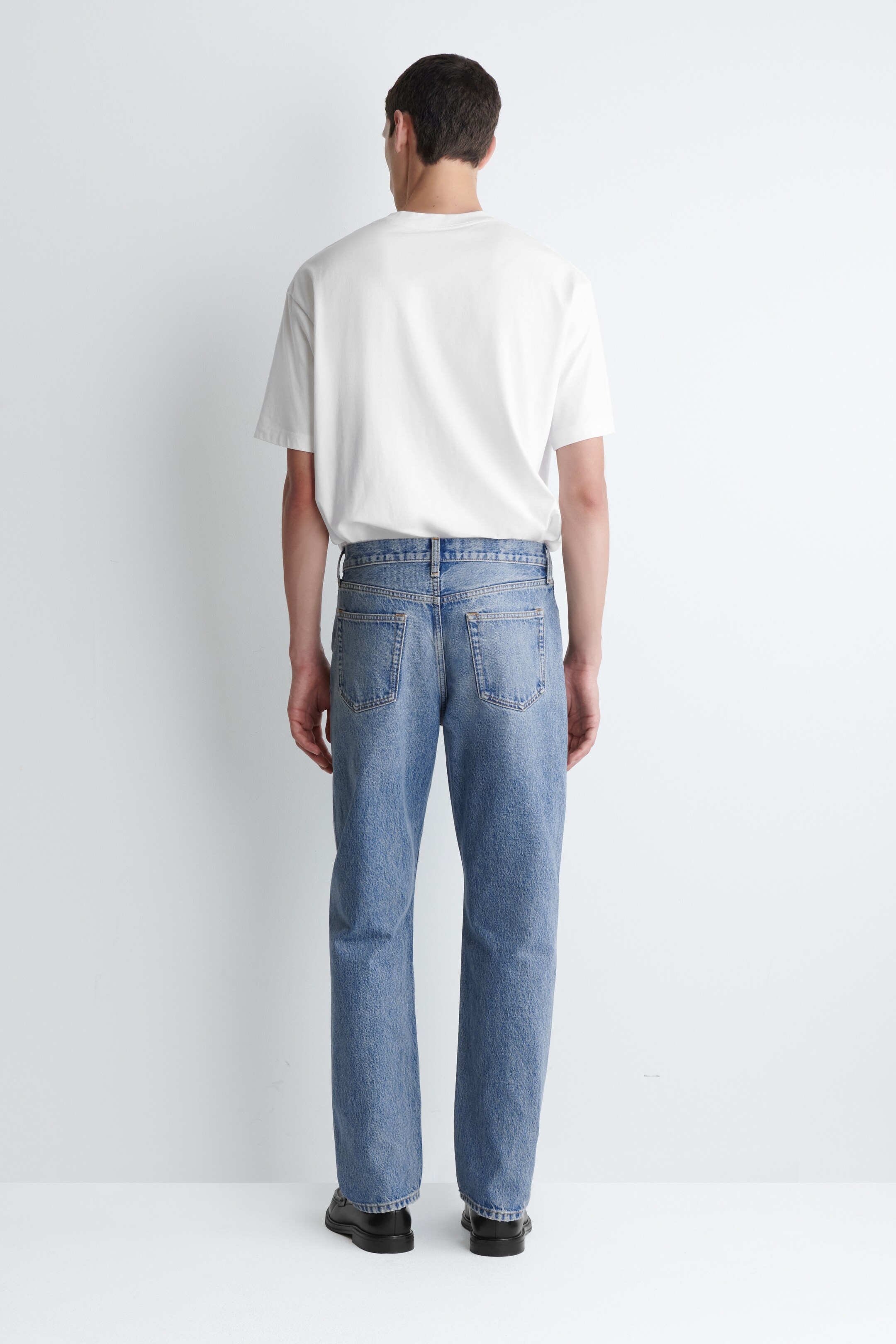 View larger image: SIGNATURE STRAIGHT-LEG JEANS - BLUE - Men | H&M GB 3
