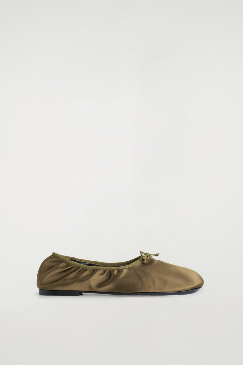 Satin Ballet Flats
