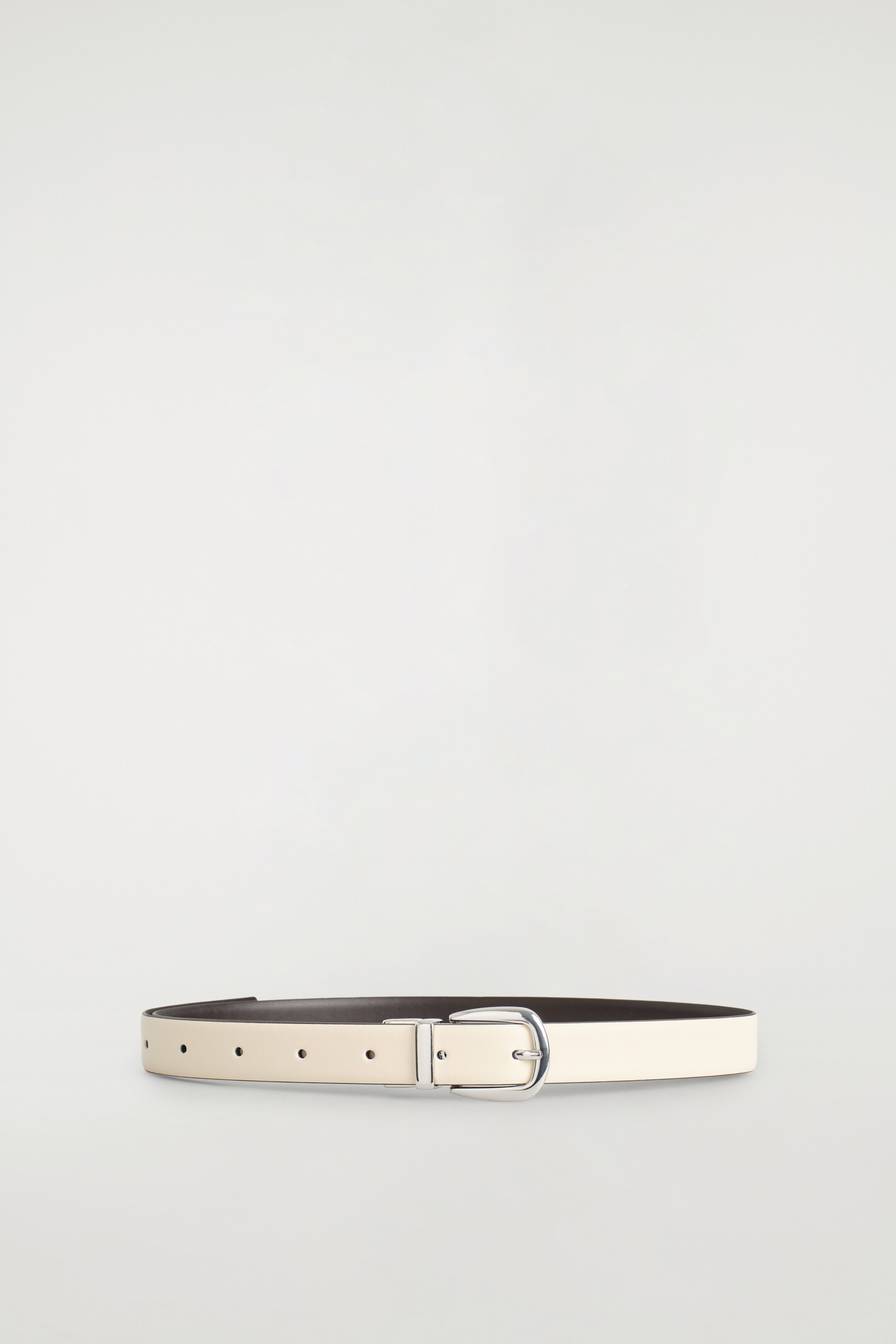 Agrandir l'image: CEINTURE RÉVERSIBLE EN CUIR - BLANC / BRUN - FEMME | H&M CH 3