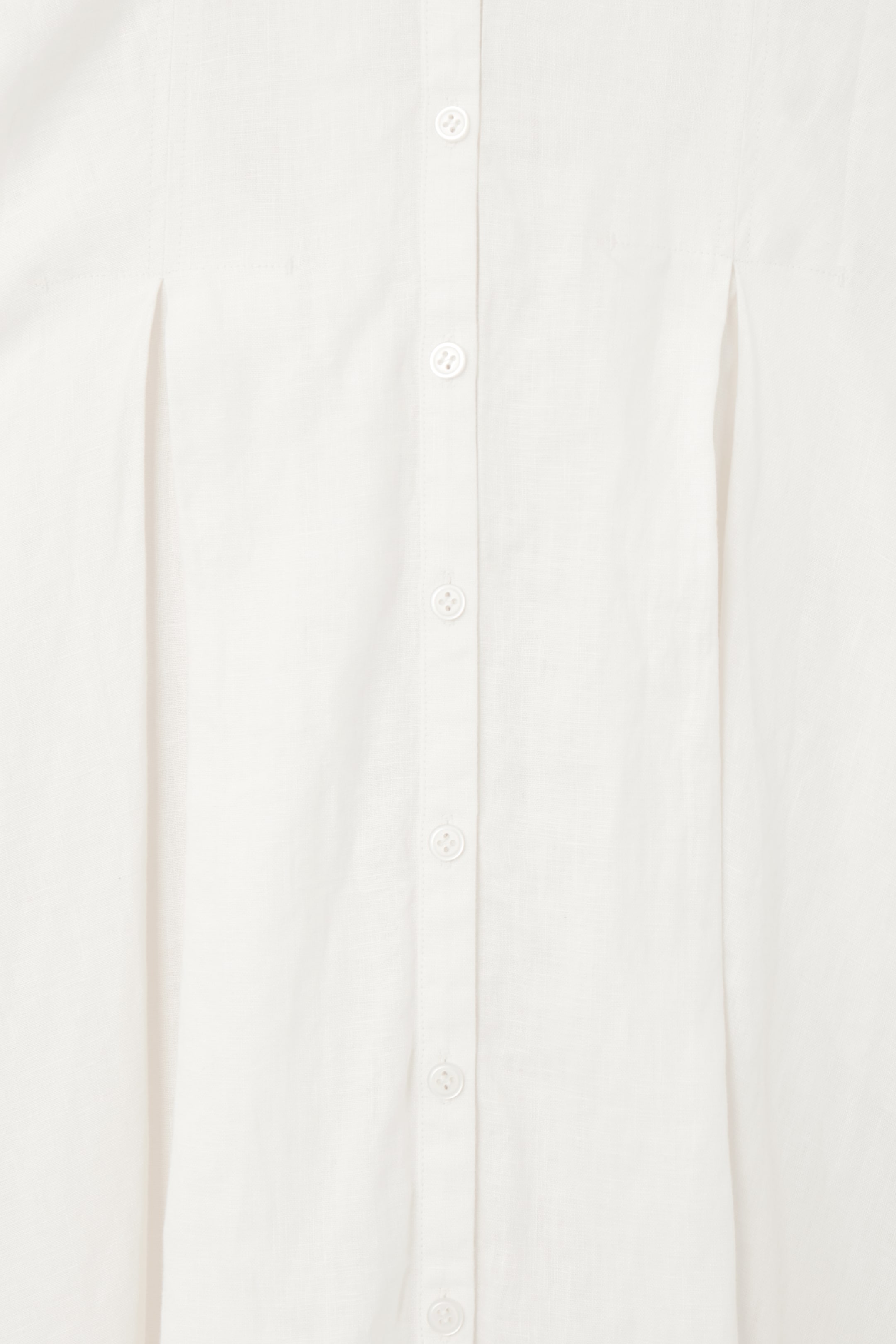 Ingrandisci l'immagine: PLEATED A-LINE MIDI SHIRT DRESS - WHITE - DONNA | H&M CH 2