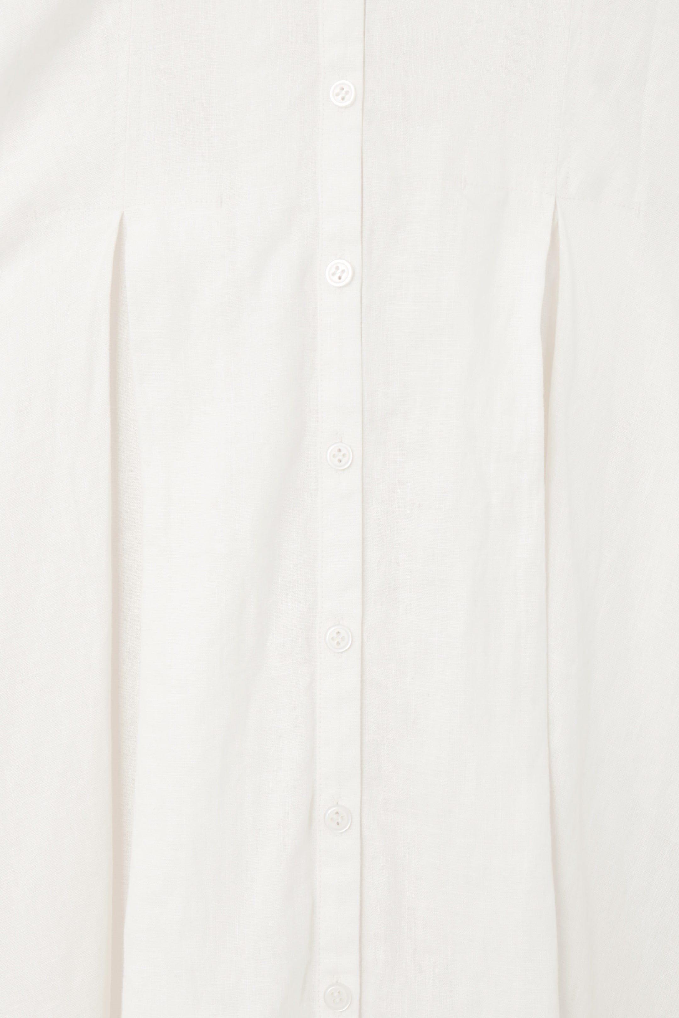 PLEATED A-LINE MIDI SHIRT DRESS