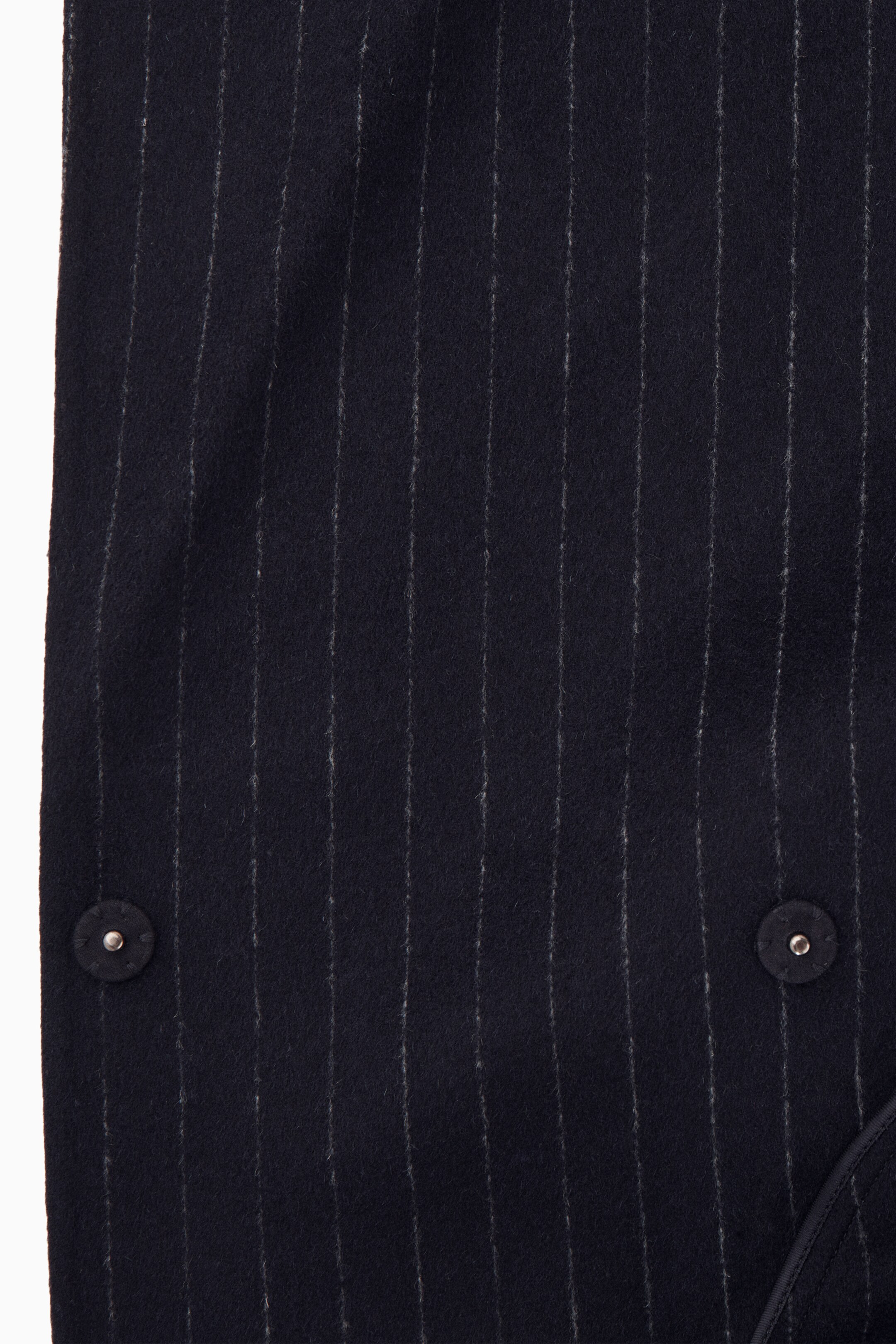 View larger image: OVERSIZED PINSTRIPED WOOL SCARF COAT - NAVY / PINSTRIPED - Ladies | H&M GB 3