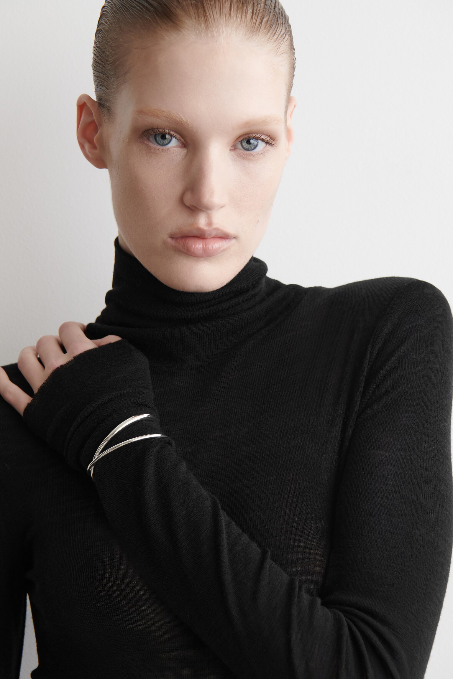 TOP COL ROULÉ LAINE MÉRINOS - NOIR - 6