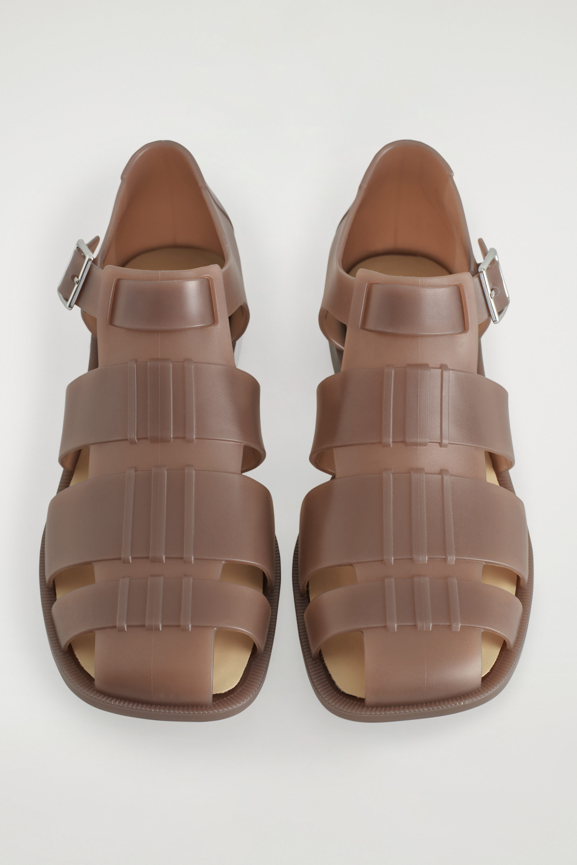 Jelly Fisherman Sandals - Brown