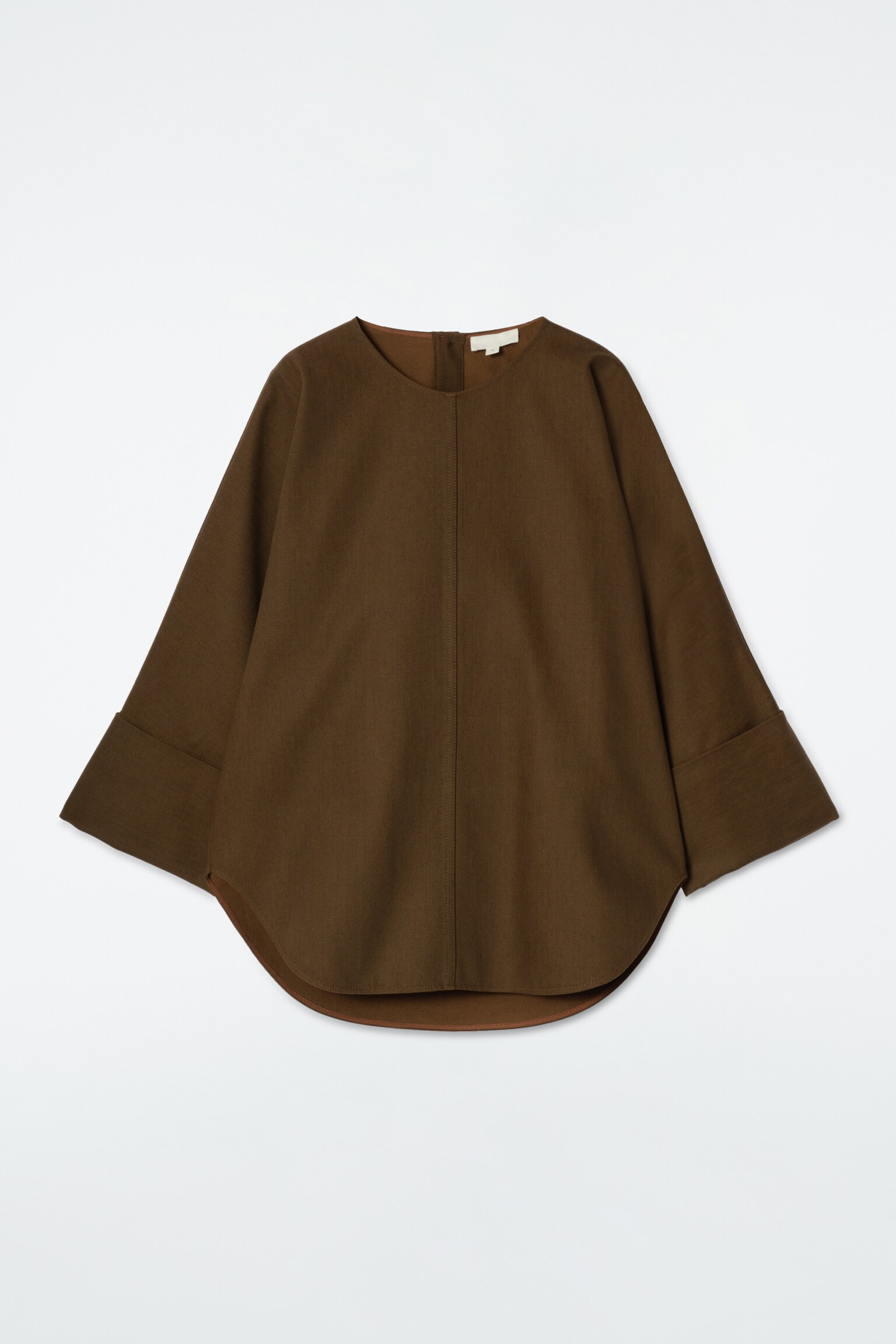 BLUSA VAQUERA OVERSIZE - MARRÓN - 2
