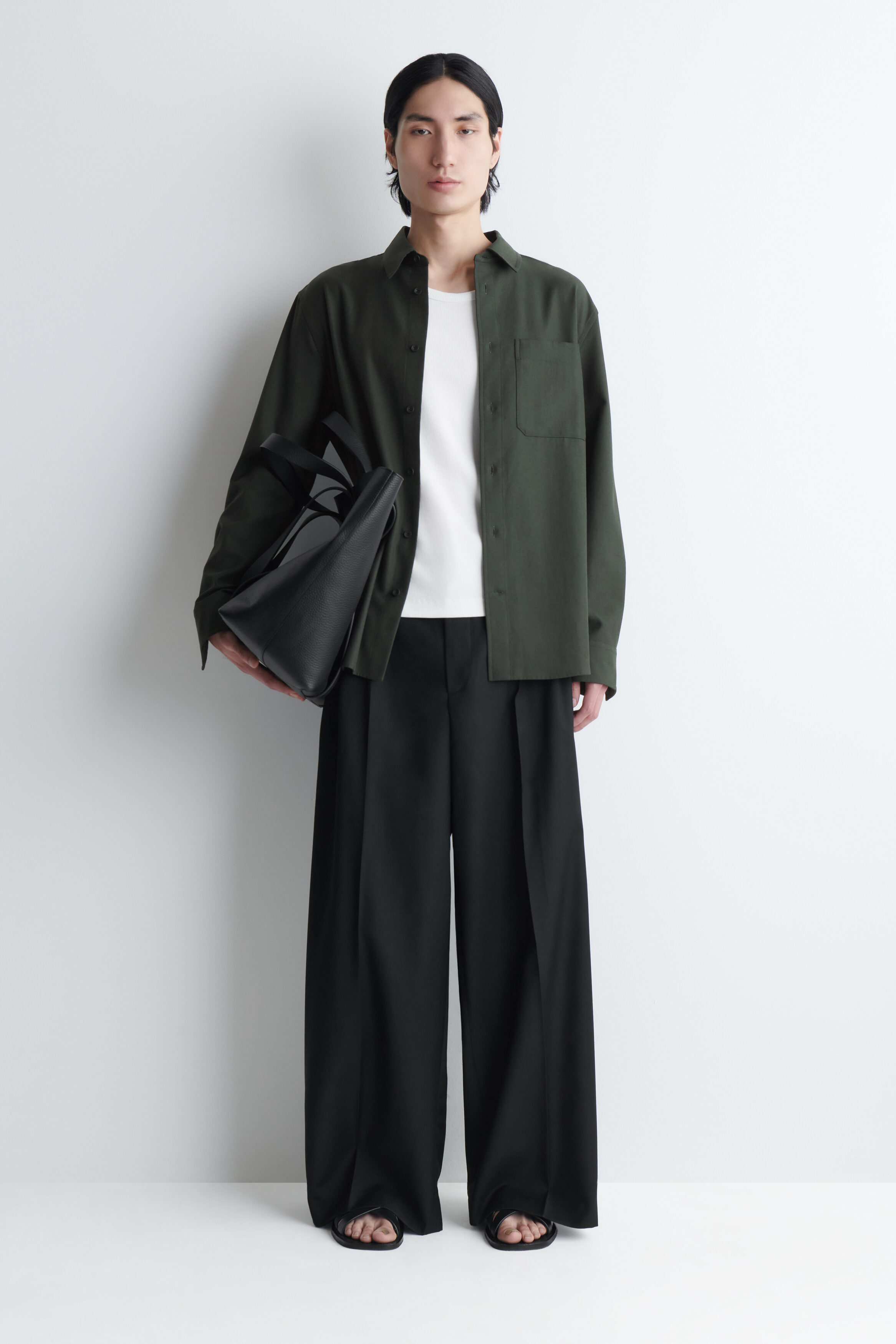 RELAXED TWILL SHIRT - thumbnail 8